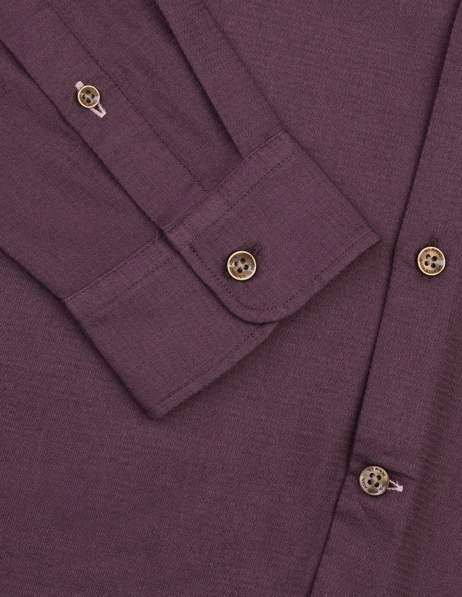 Solid Regular Fit Shirt Wine - U.S. Polo Assn. India | Large