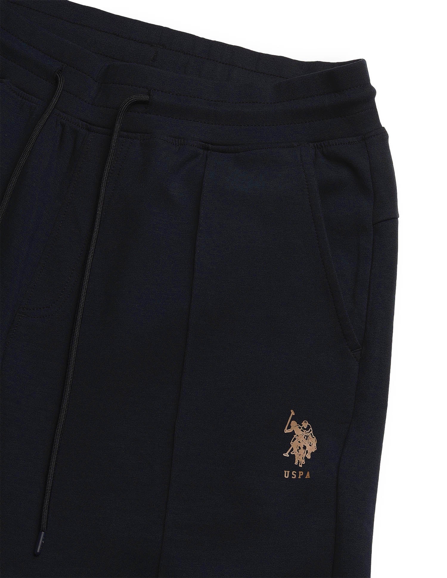Cotton Stretch Mid Rise PR002-PL Lounge Pants - Pack Of 1 Navy - U.S. Polo Assn. India | Large