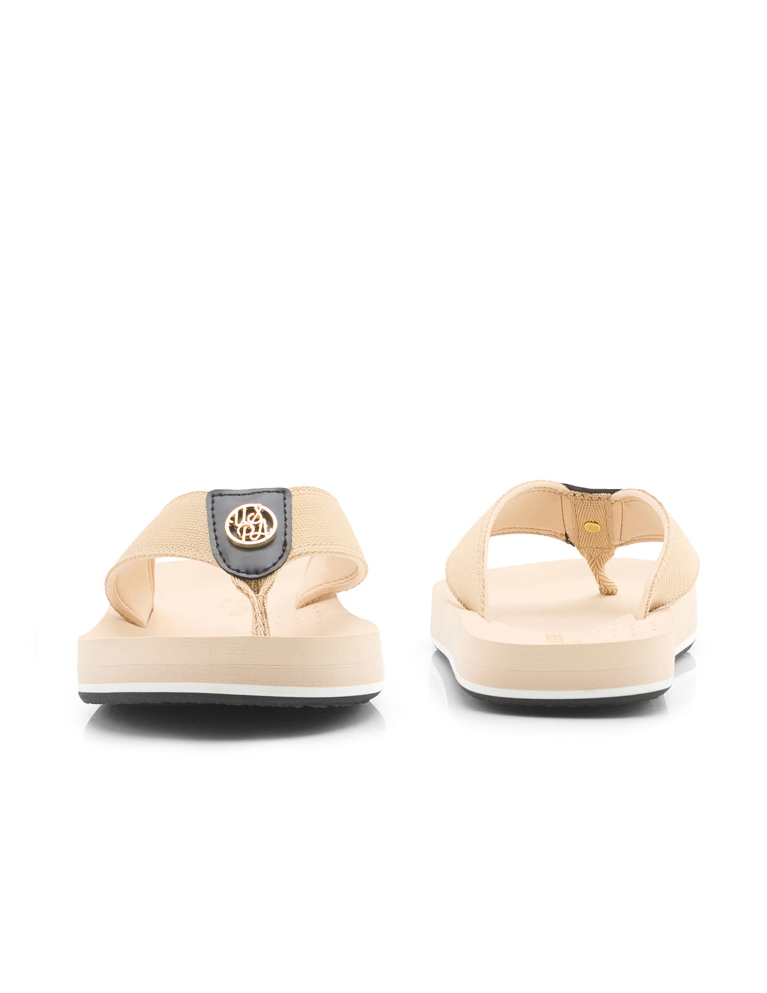 Sui Flip Flops Beige - U.S. Polo Assn. India | Large