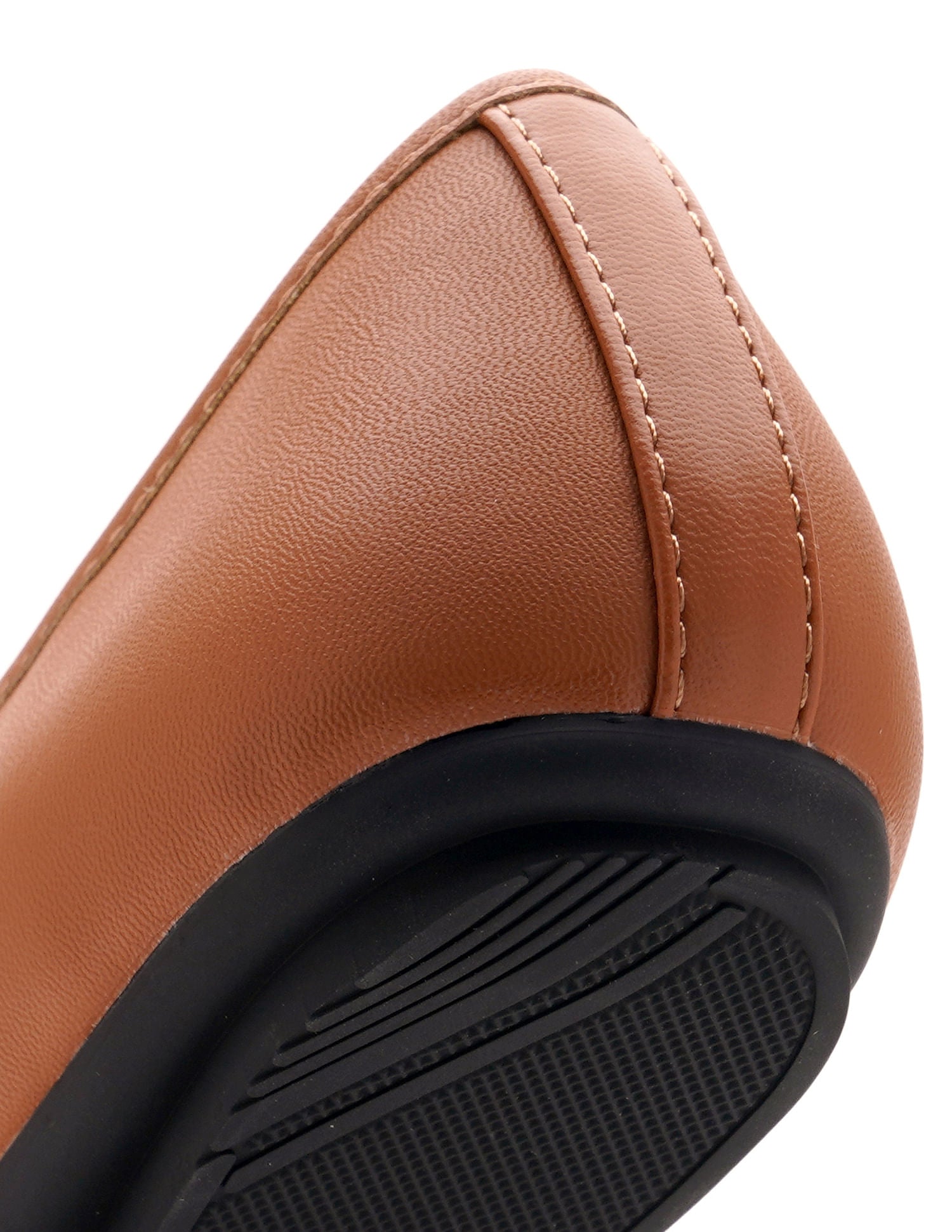 Round Toe Solid Mia Ballerinas Tan - U.S. POLO ASSN. | Large