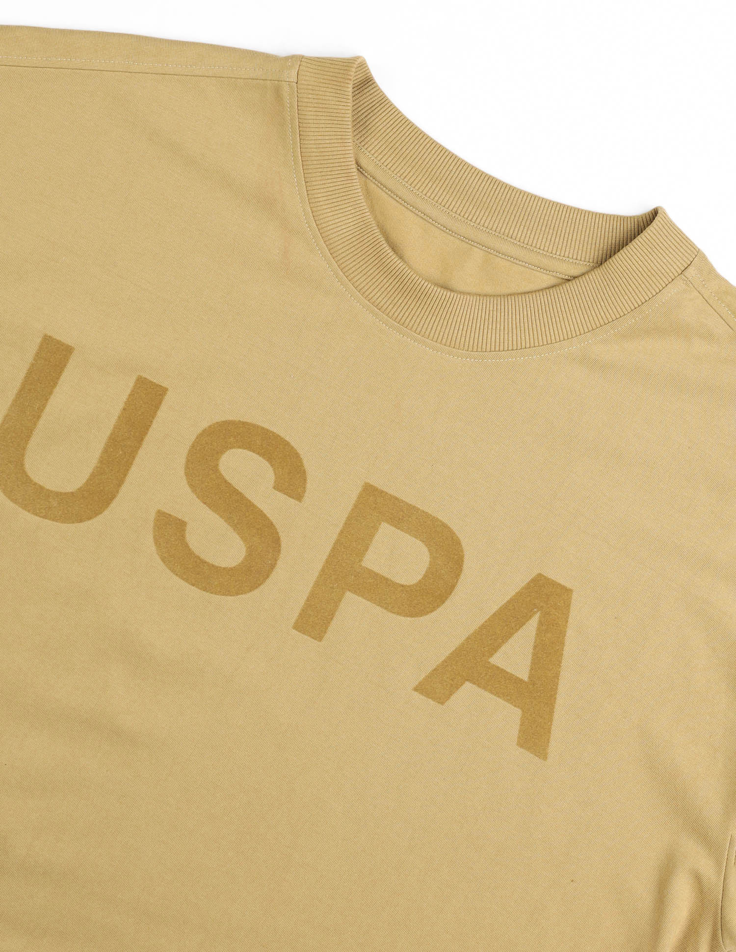 Brand Printed Comfort Fit OEE09 Lounge T-Shirt - Pack Of 1 Prairie Sand - U.S. POLO ASSN. | Large