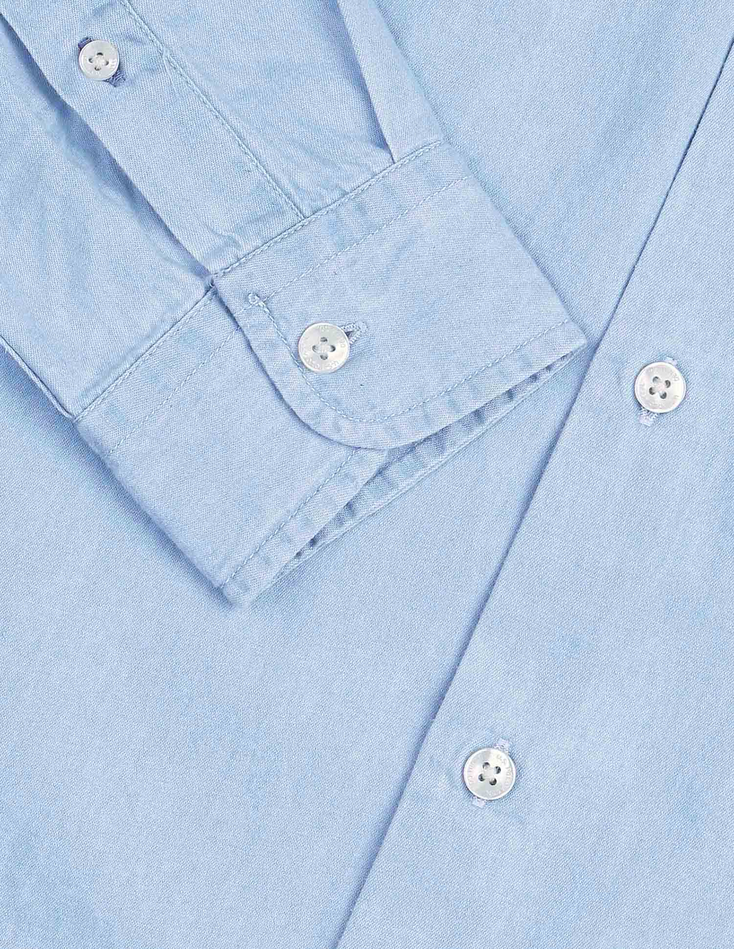 Solid Twill Shirt Light Indigo - U.S. POLO ASSN. | Large