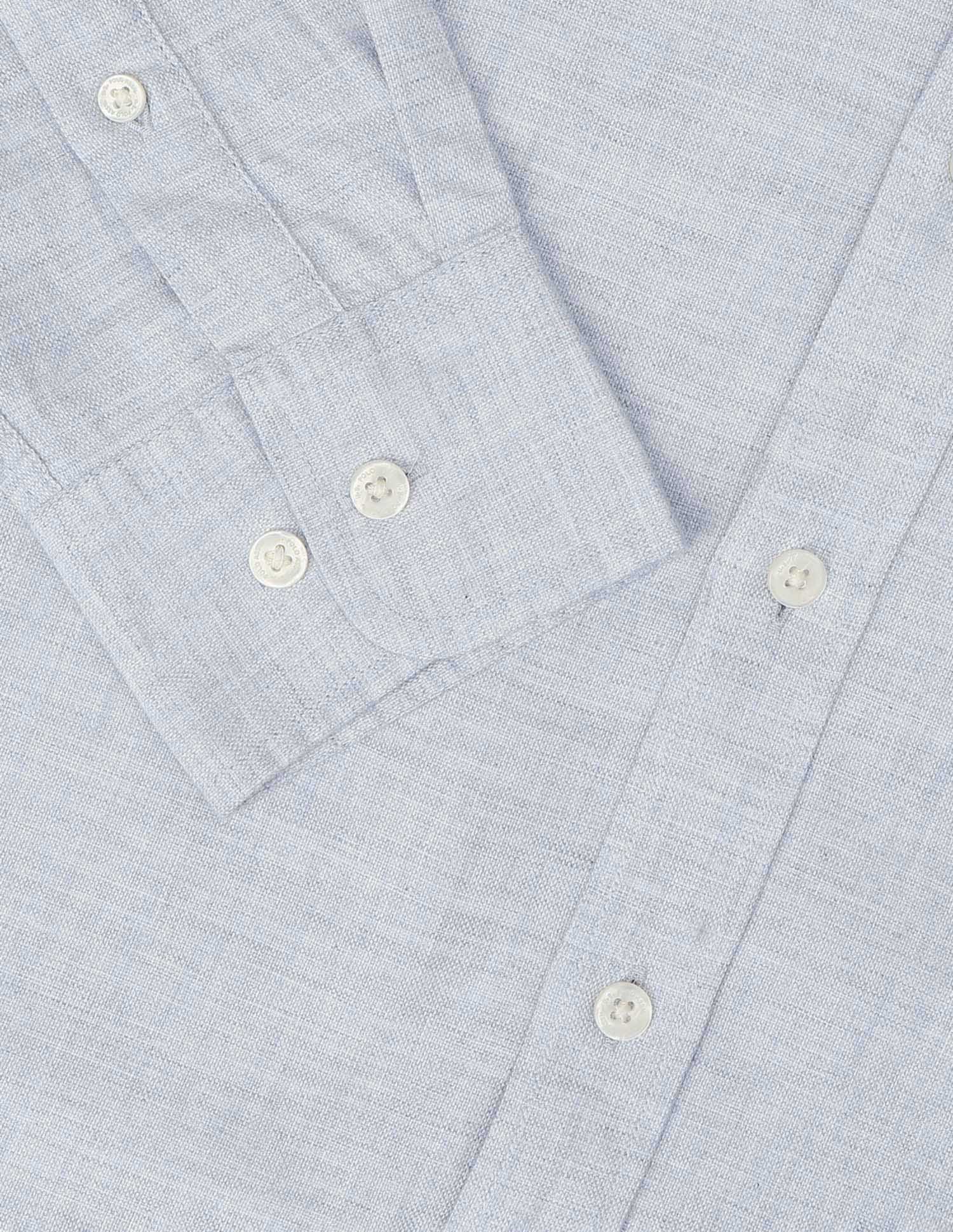 Heathered Tailored Fit Shirt Blue - U.S. POLO ASSN. | Large