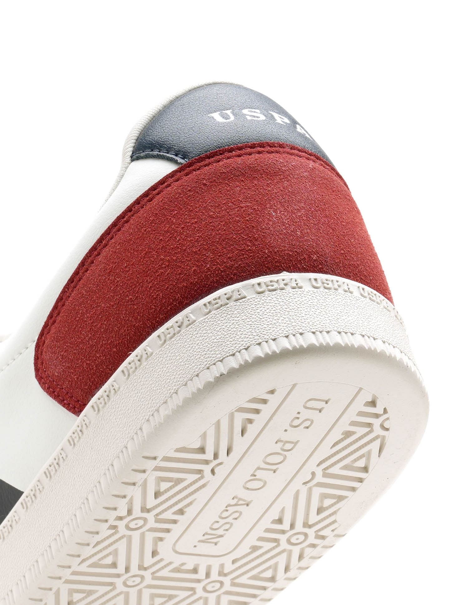 Men Hilton Suede Colourblocked Sneakers Multi-colour - U.S. POLO ASSN. | Large