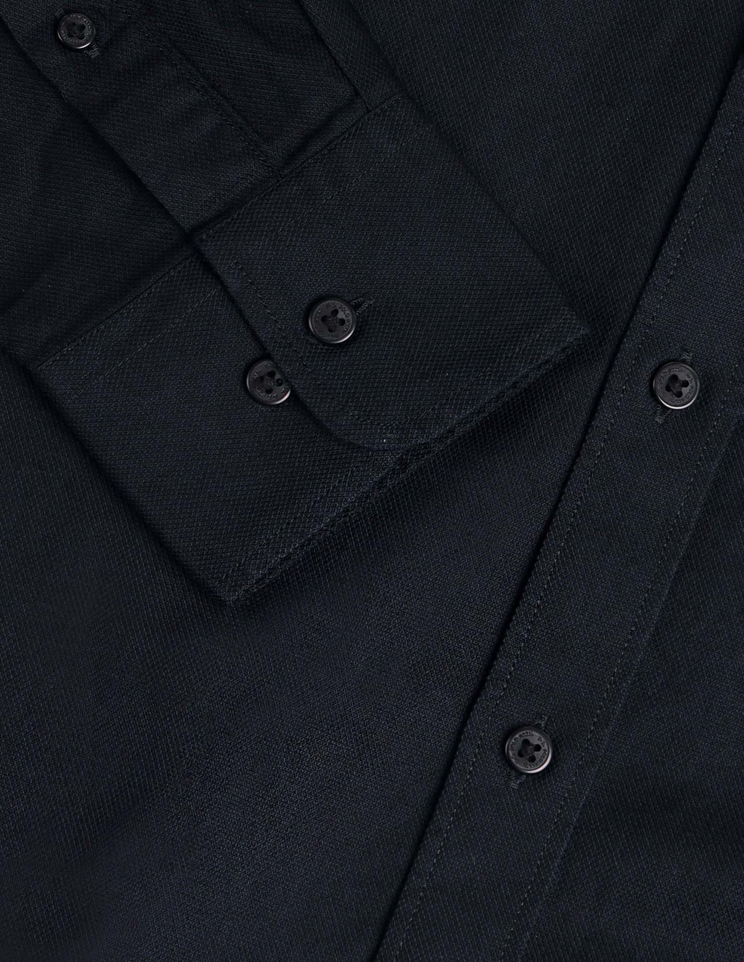 Tailored Fit Solid Shirt Navy - U.S. Polo Assn. India | Large