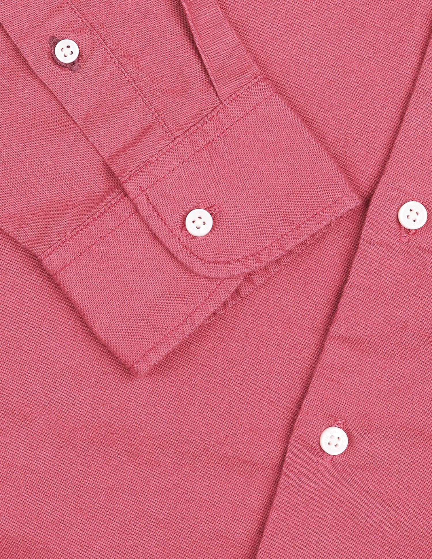 Regular Fit Solid Shirt Coral - U.S. Polo Assn. India | Large