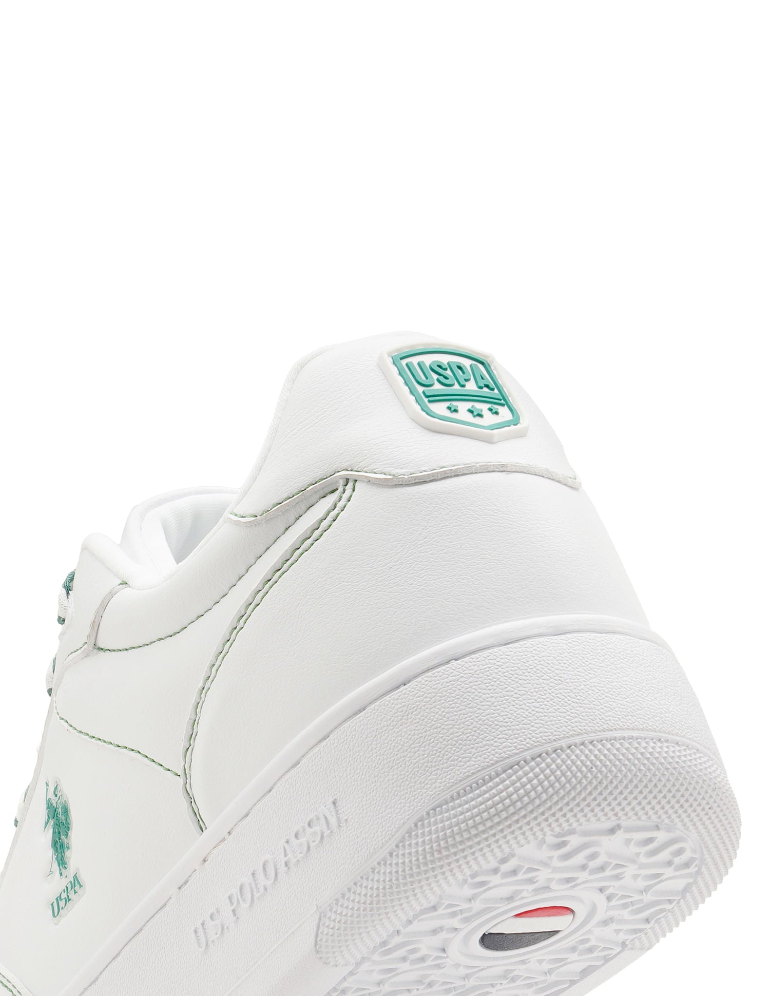 Men Kodiak White Retro Court Sneakers White - U.S. Polo Assn. India | Large