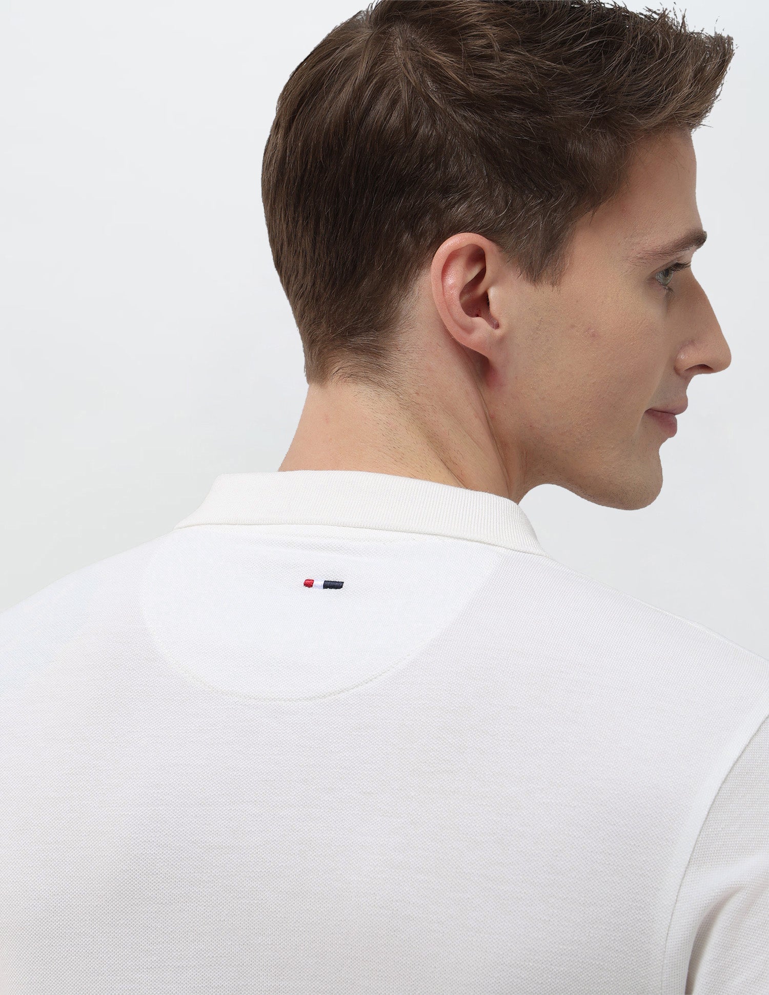 Brand Printed Summer House Polo Shirt Ivory - U.S. Polo Assn. India | Large