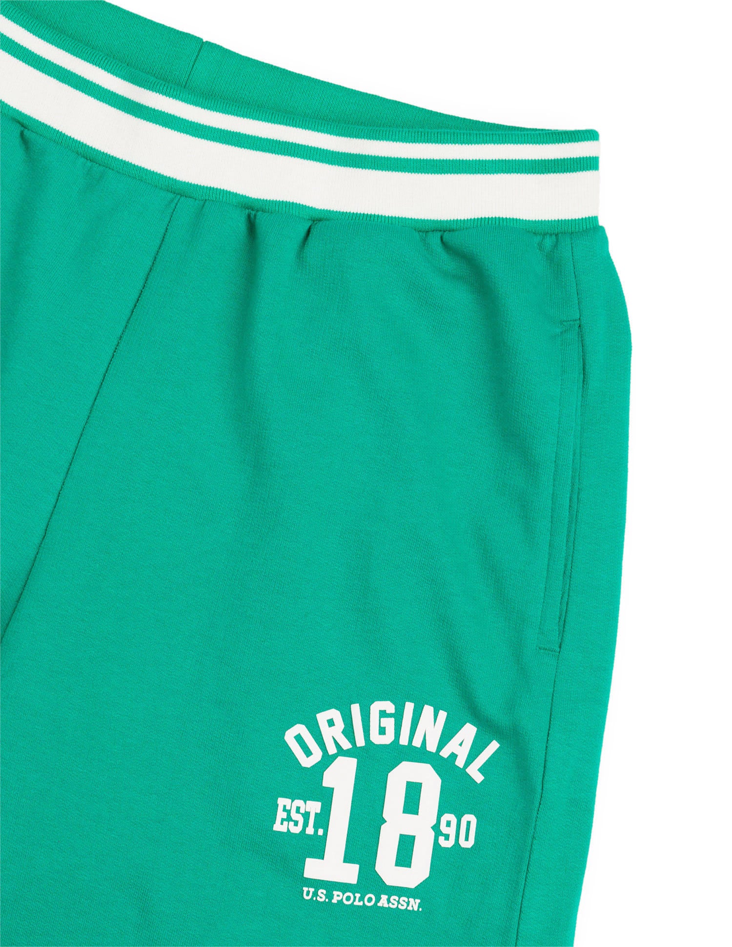 High Rise Wide Leg Trousers Green - U.S. Polo Assn. India | Large