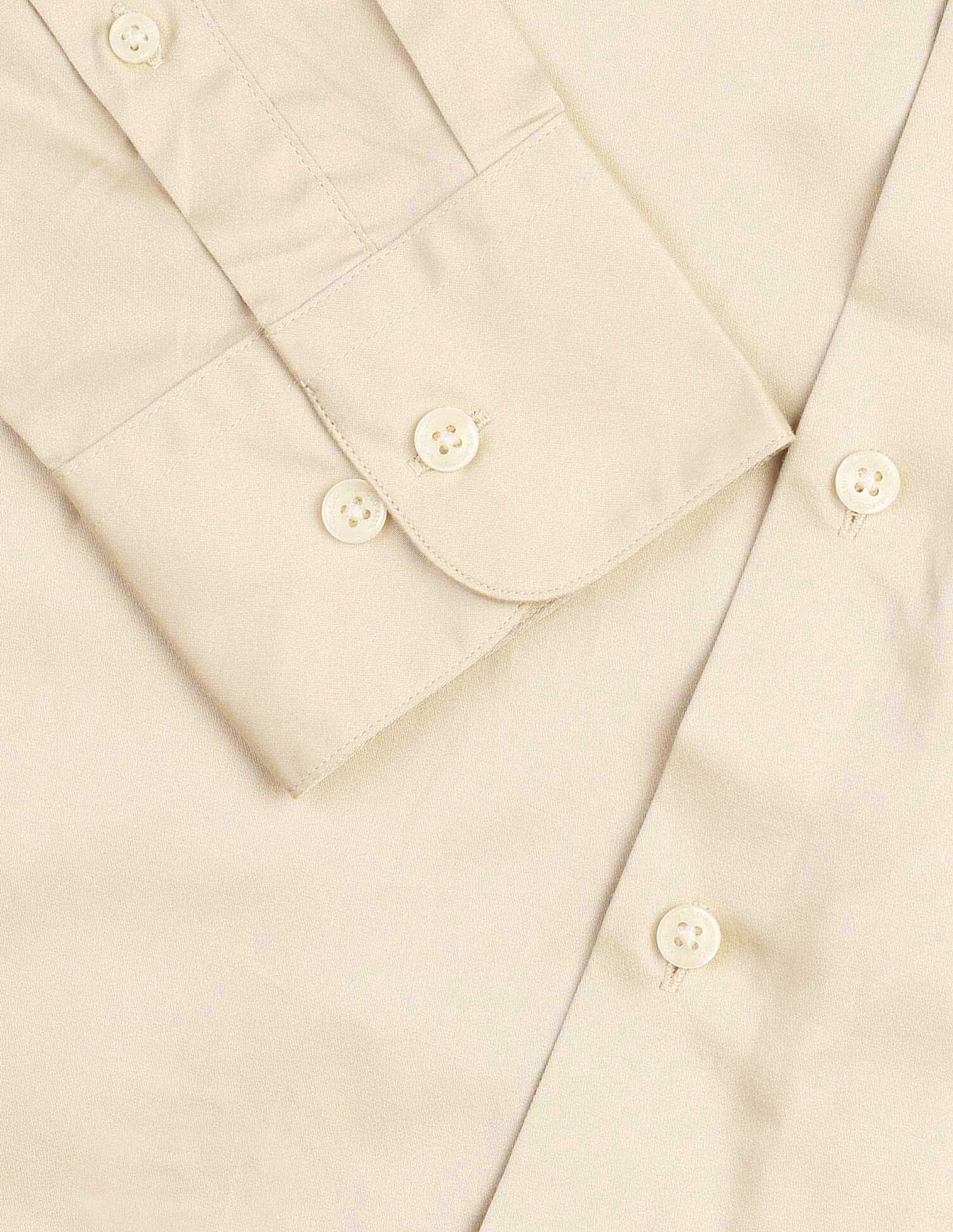 Satin Solid Shirt Beige - U.S. POLO ASSN. | Large