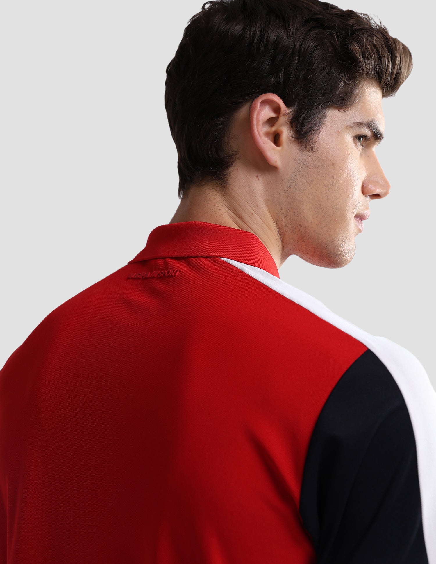 Solid Slim Fit Active Polo Shirt Red - U.S. Polo Assn. India | Large