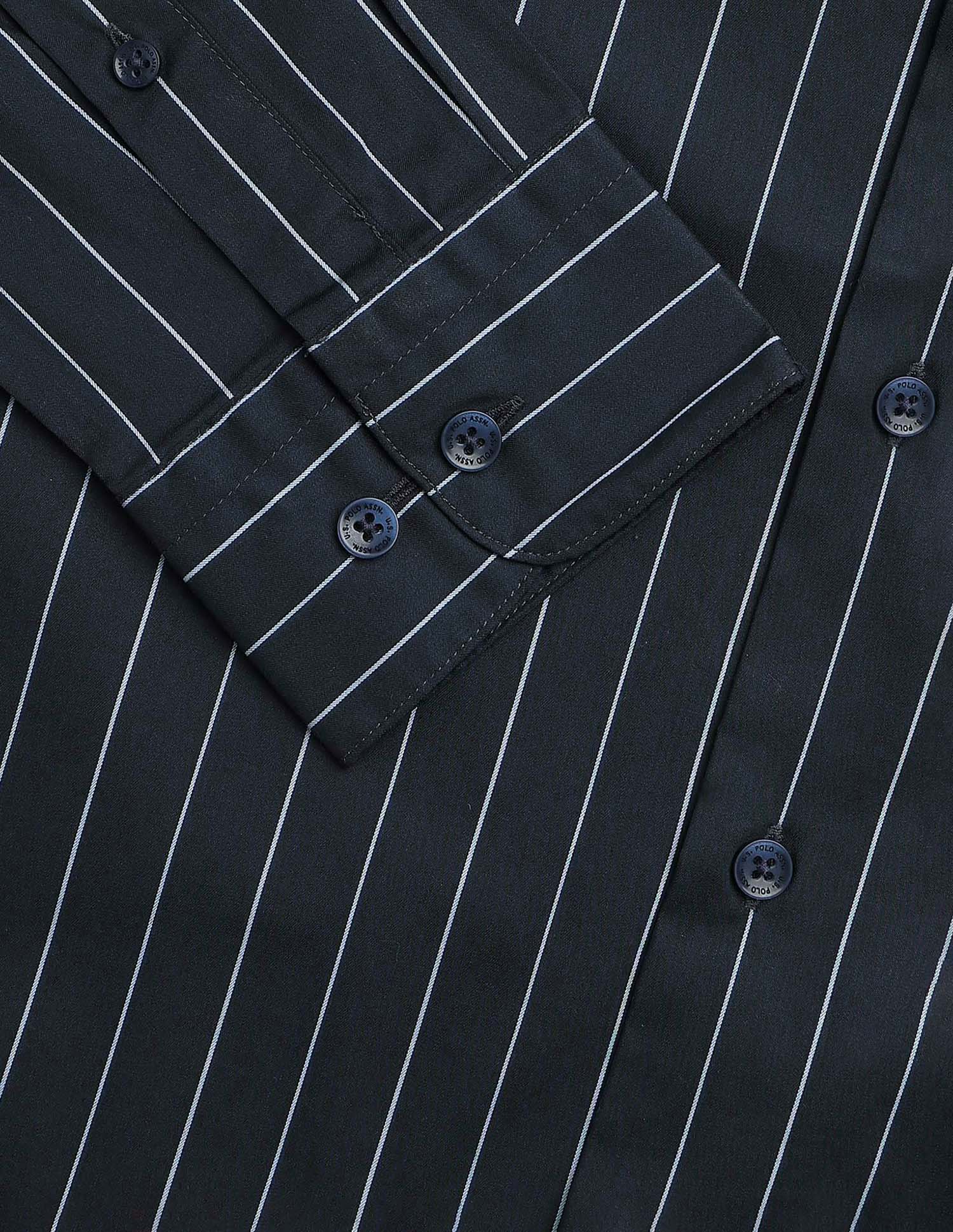 Twill Tailored Fit Shirt Teal - U.S. POLO ASSN. | Large