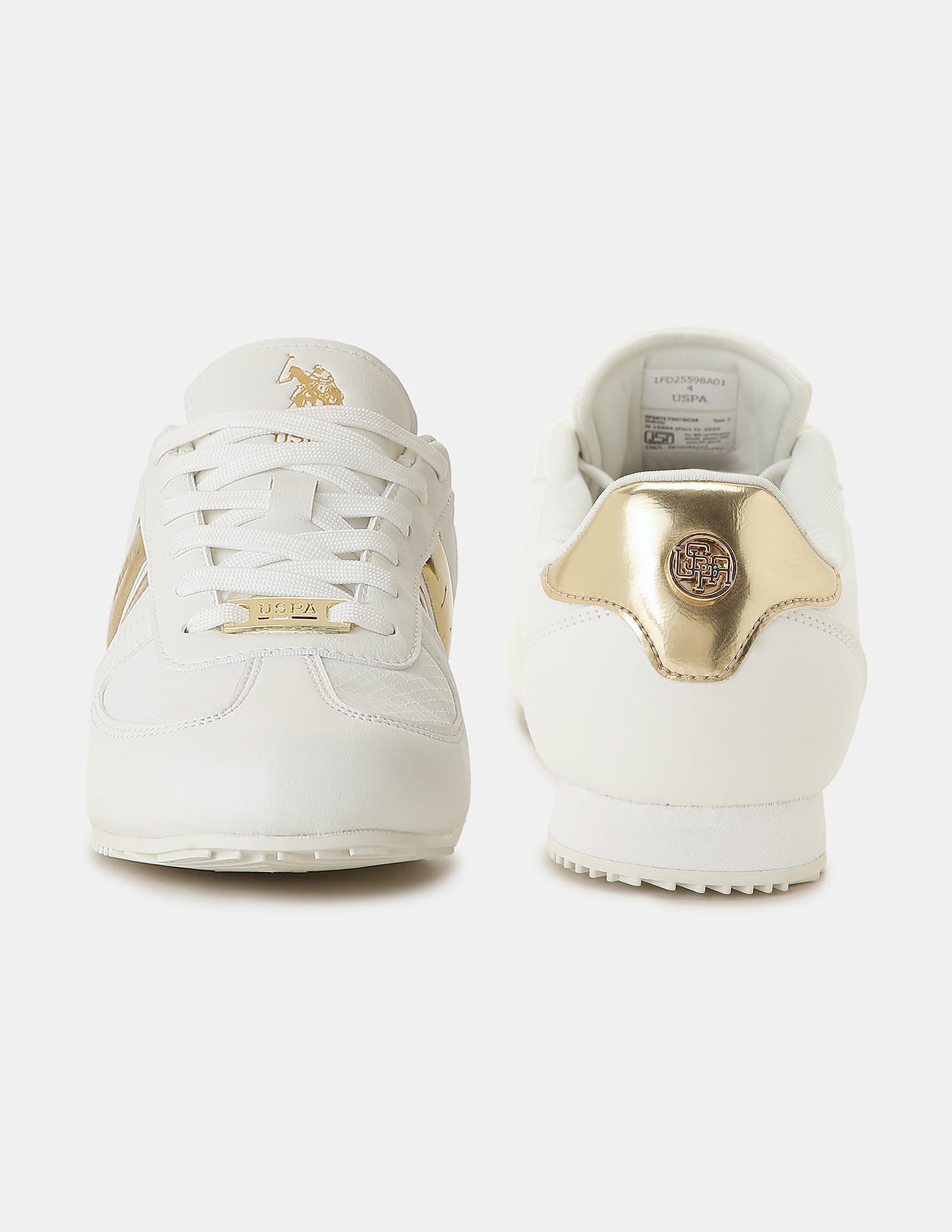 Women Colourblocked Nemsy 2.0 Sneakers Off White - U.S. Polo Assn. India | Large