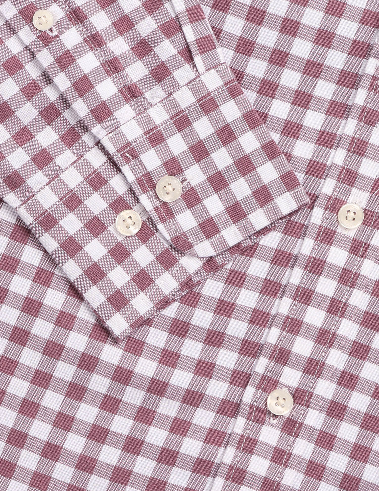 Gingham Checks Tailored Fit Shirt Pink - U.S. Polo Assn. India | Large