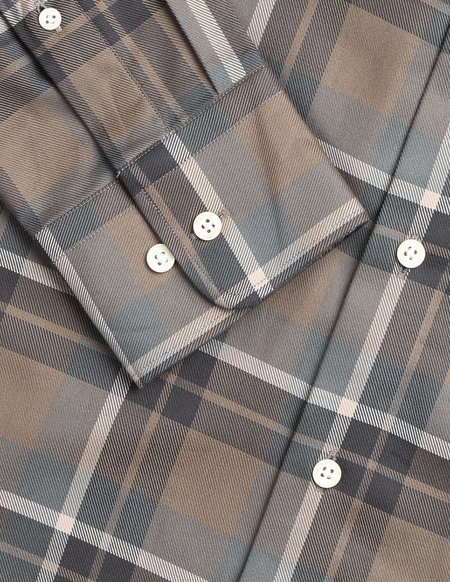 Tartan Checked Twill Shirt Olive - U.S. Polo Assn. India | Large