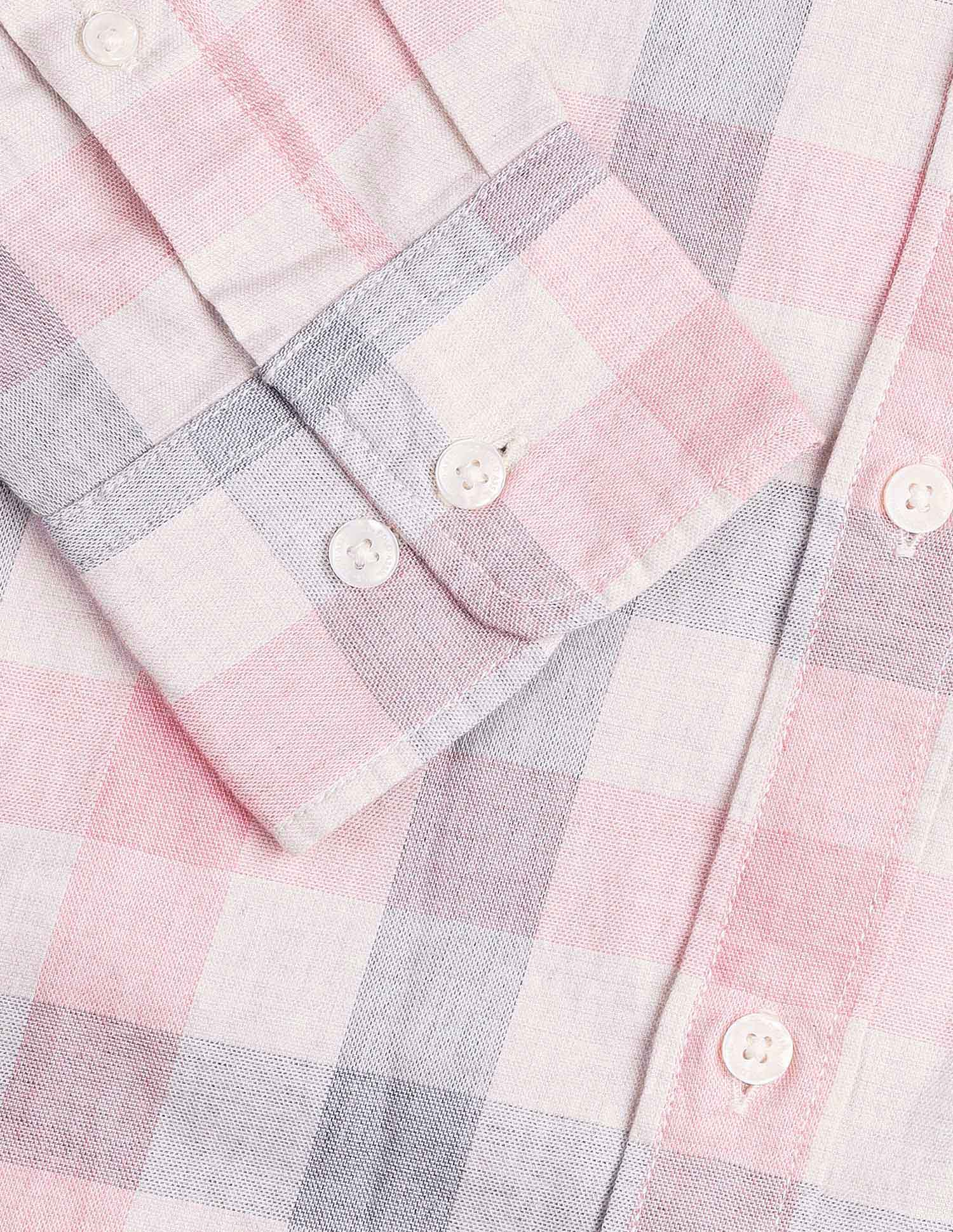 Dobby Cotton Shirt Pink - U.S. POLO ASSN. | Large