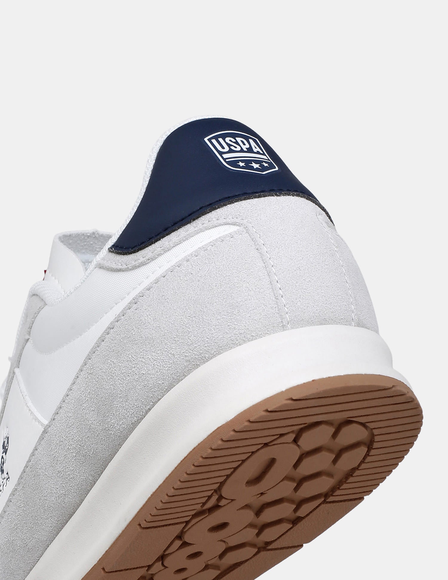 Colour Blocked Lace Ups Gallop Sneakers Off White - U.S. Polo Assn. India | Large