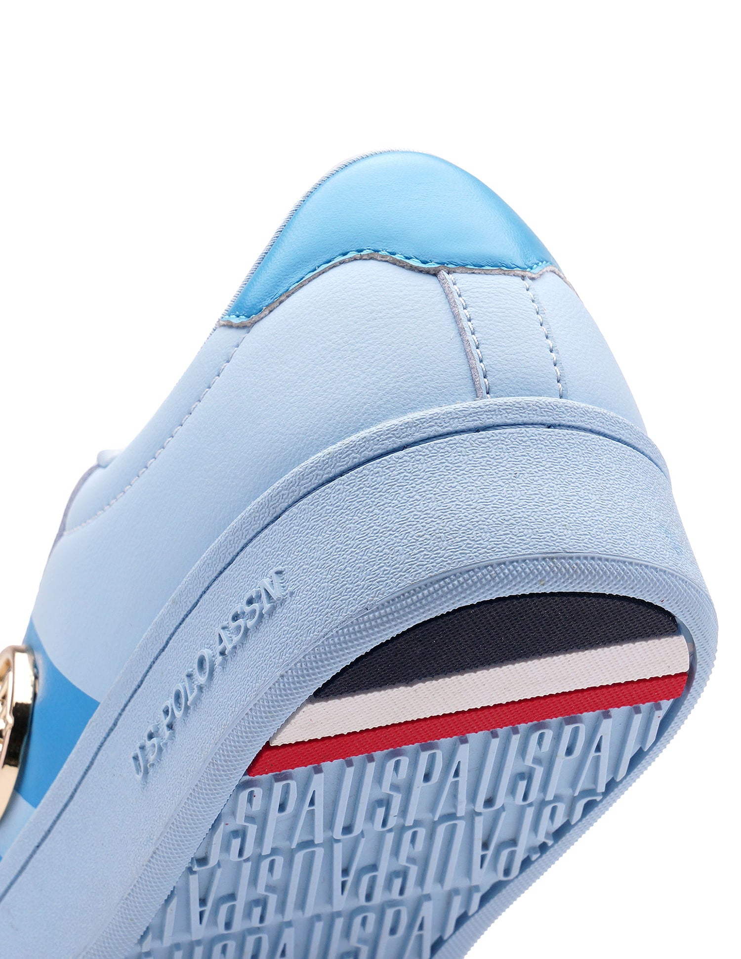 Women Emery 3.0 Striped Sneakers Light Blue - U.S. POLO ASSN. | Large