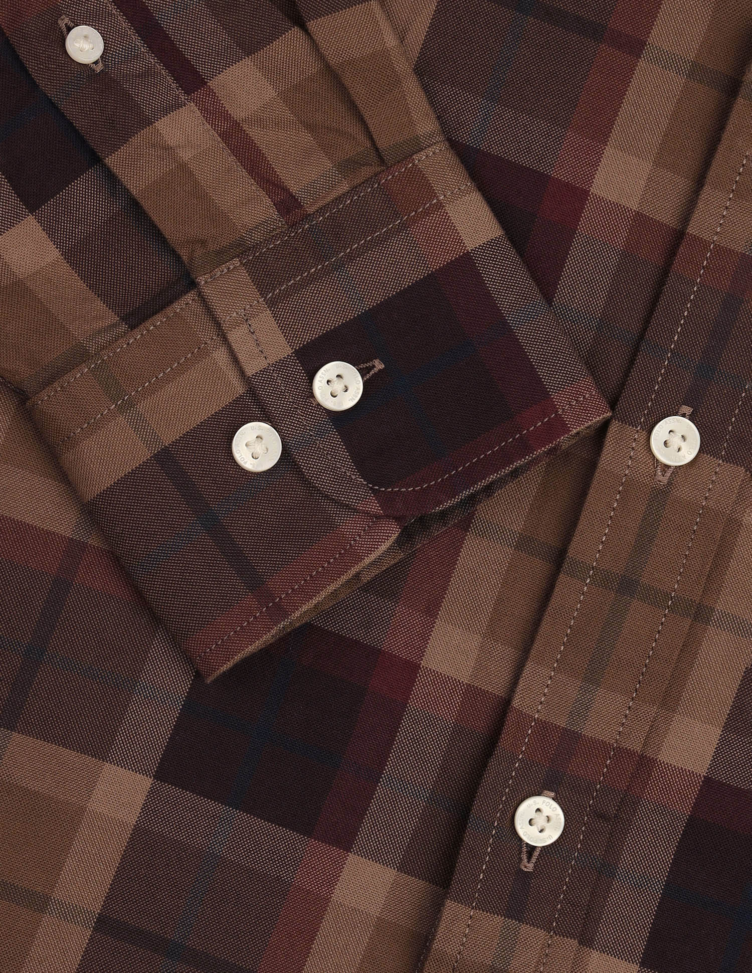 Tartan Checked Regular Fit Shirt Brown - U.S. Polo Assn. India | Large