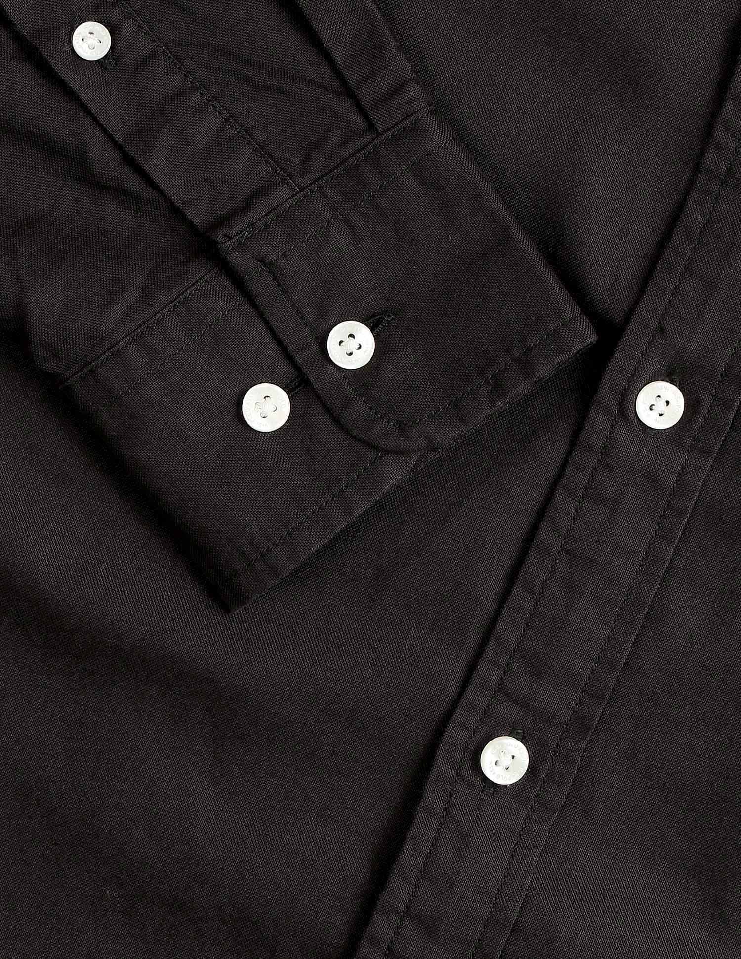 Tailored Fit Pure Cotton Shirt Black - U.S. Polo Assn. India | Large