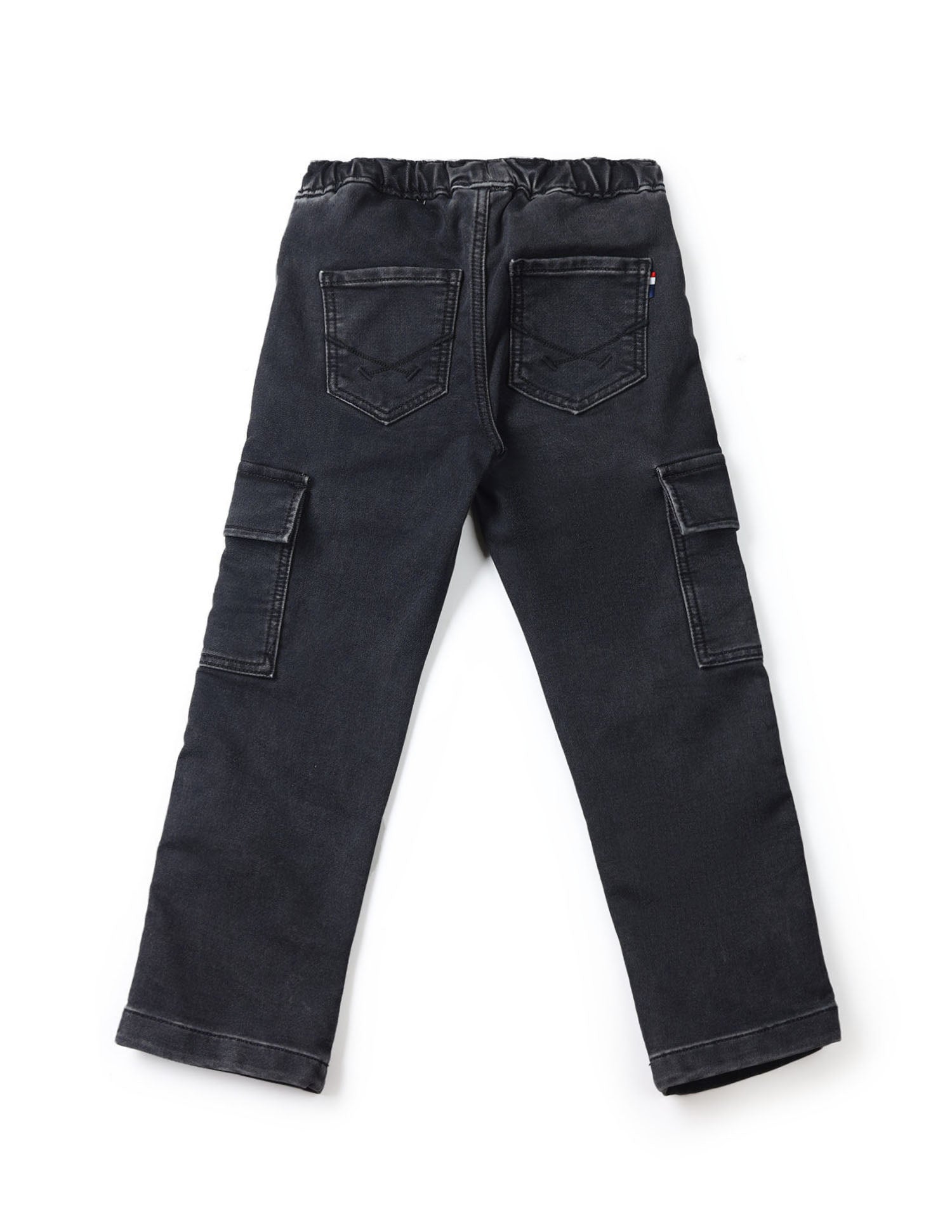 Boys Regular Fit Cargo Jeans Charcoal - U.S. POLO ASSN. | Large