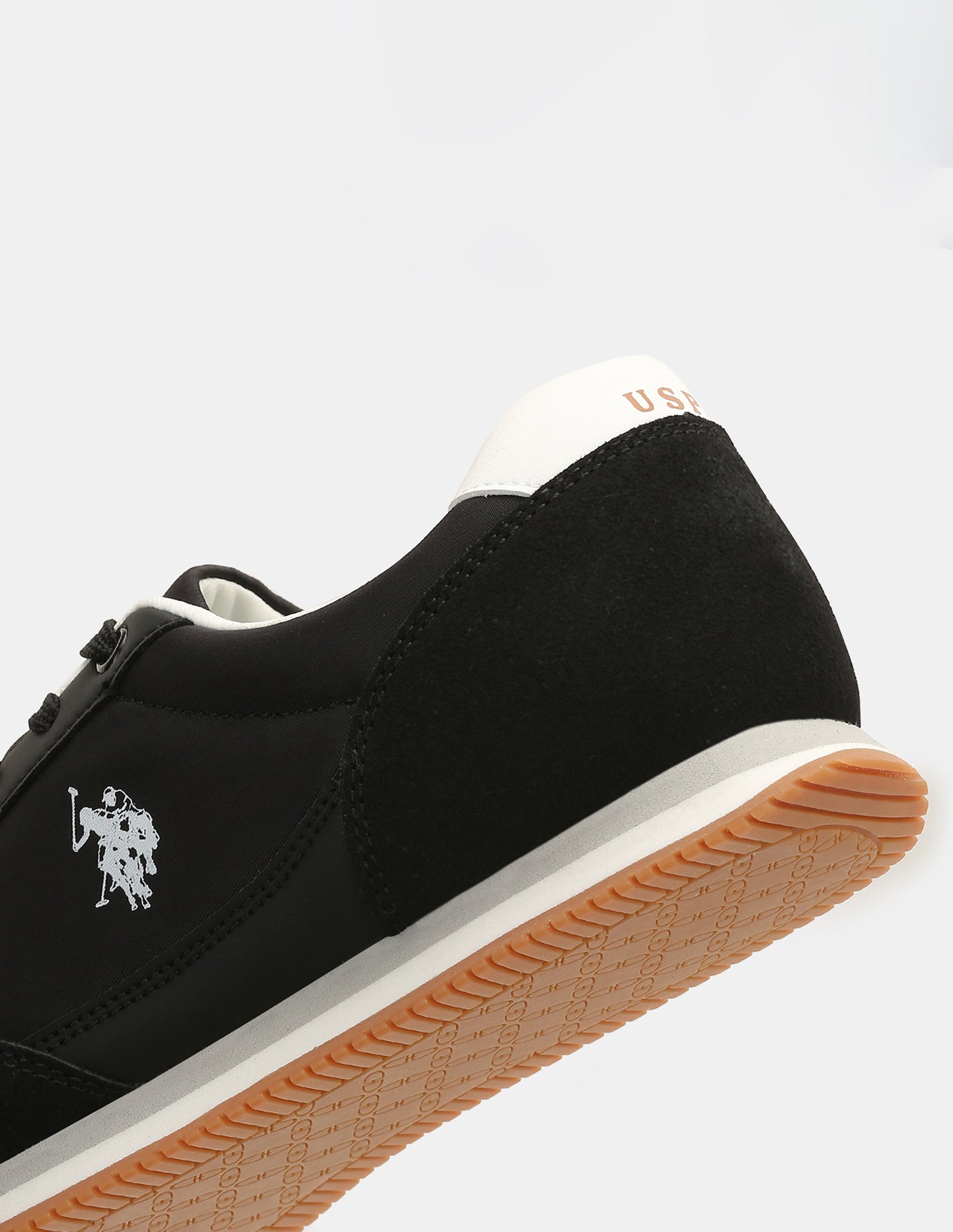 Men Solid Sinope Sneakers Black - U.S. Polo Assn. India | Large