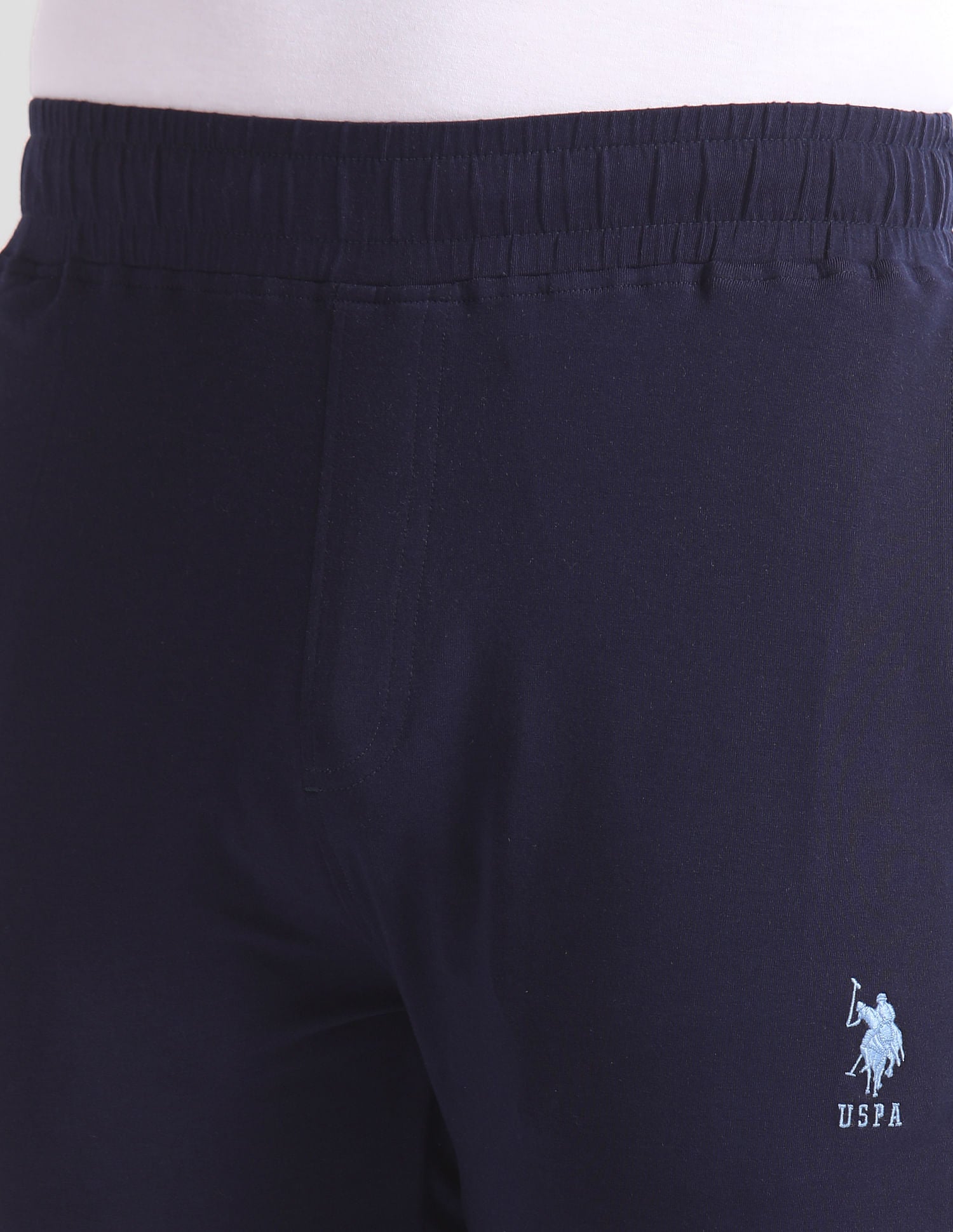 Cotton Stretch OELP1 Lounge Track Pants - Pack Of 1 Navy - U.S. POLO ASSN. | Large