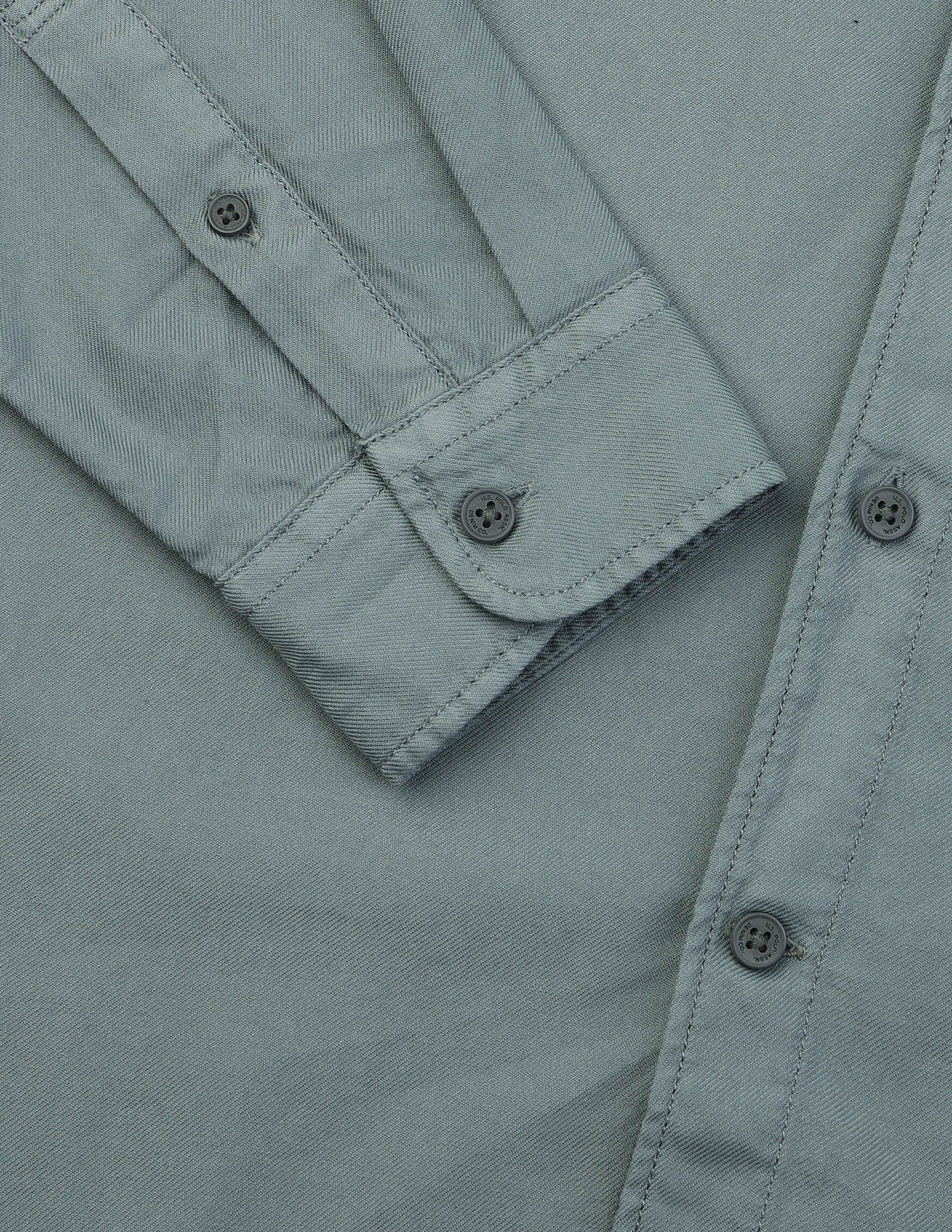 Solid Twill Shirt Green - U.S. Polo Assn. India | Large