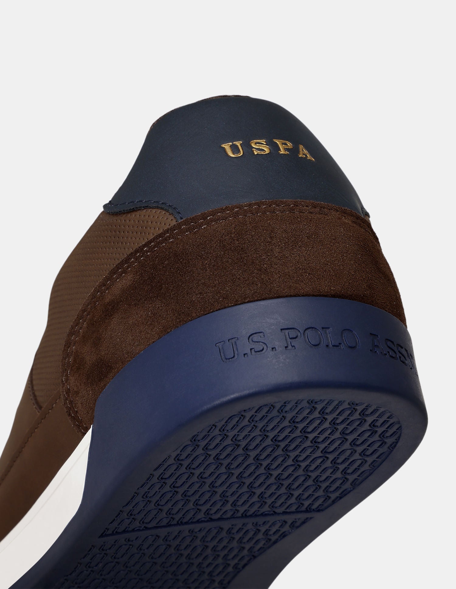 Men Moreno Suede Sneakers Brown - U.S. POLO ASSN. | Large