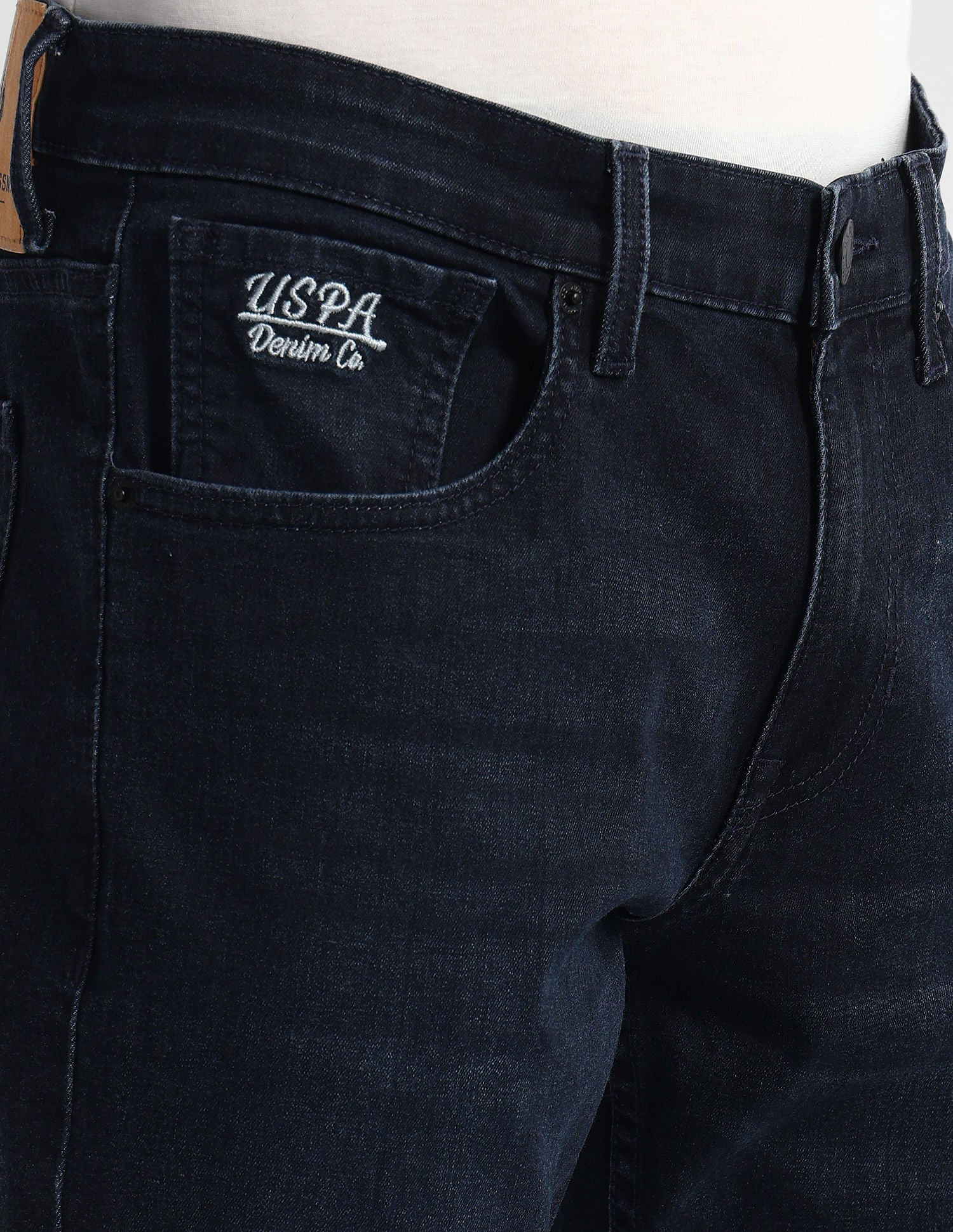 Brandon Slim Fit Blue Jeans Navy - U.S. Polo Assn. India | Large