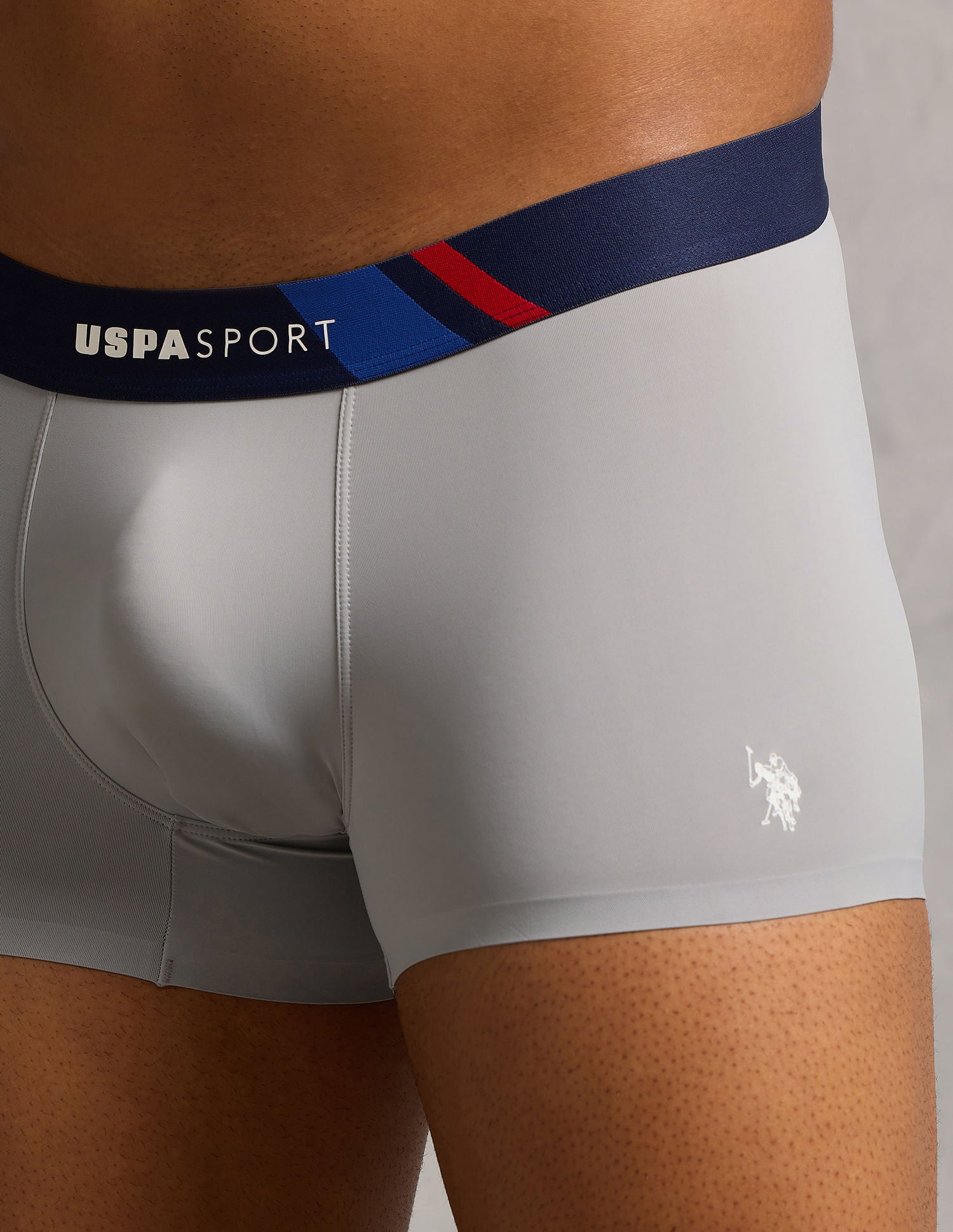Micro Fibre High Stretch Trunk Light Grey - U.S. POLO ASSN. | Large