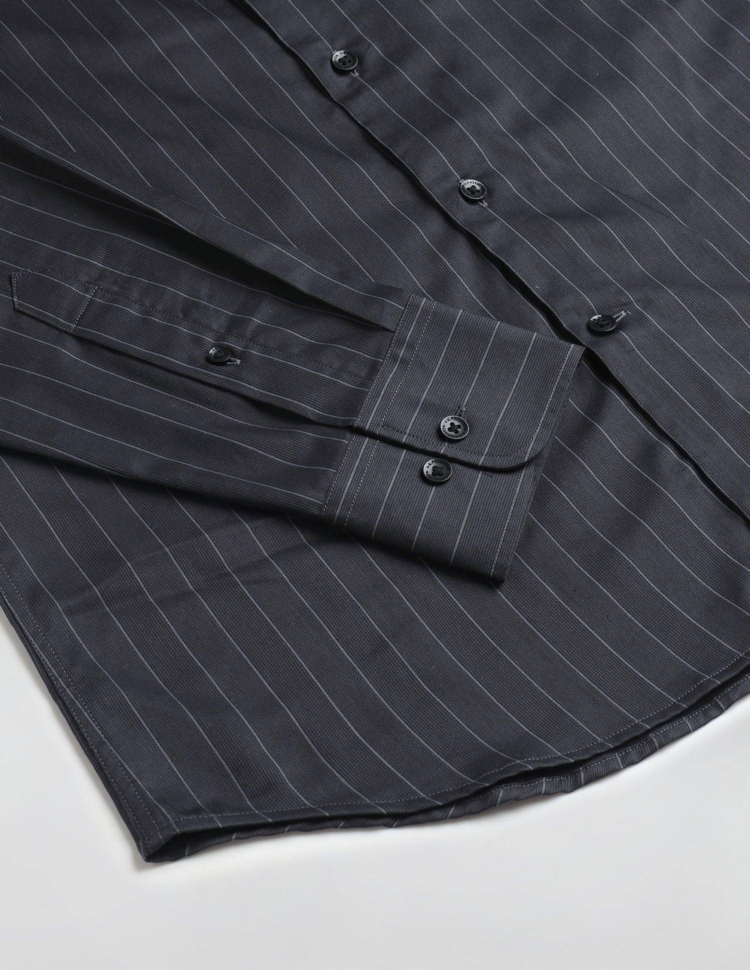 Tailored Fit Satin Shirt Dark Grey - U.S. Polo Assn. India | Large