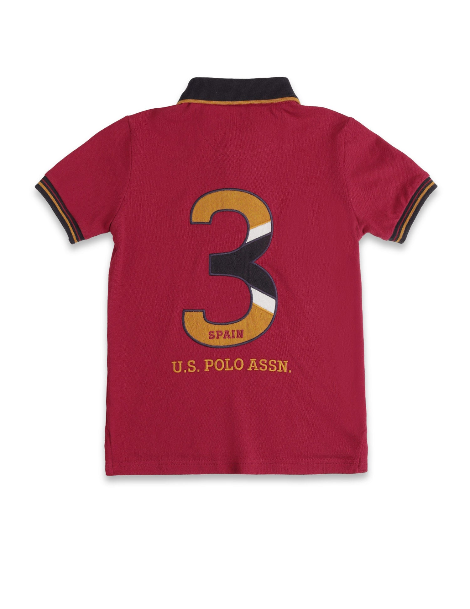 Boys Appliqued Regular Fit Polo Shirt Red - U.S. POLO ASSN. | Large