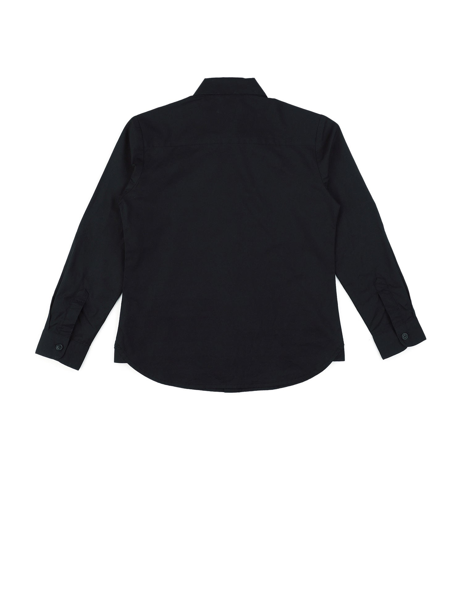 Boys Poplin Bow Tie Shirt Black - U.S. POLO ASSN. | Large