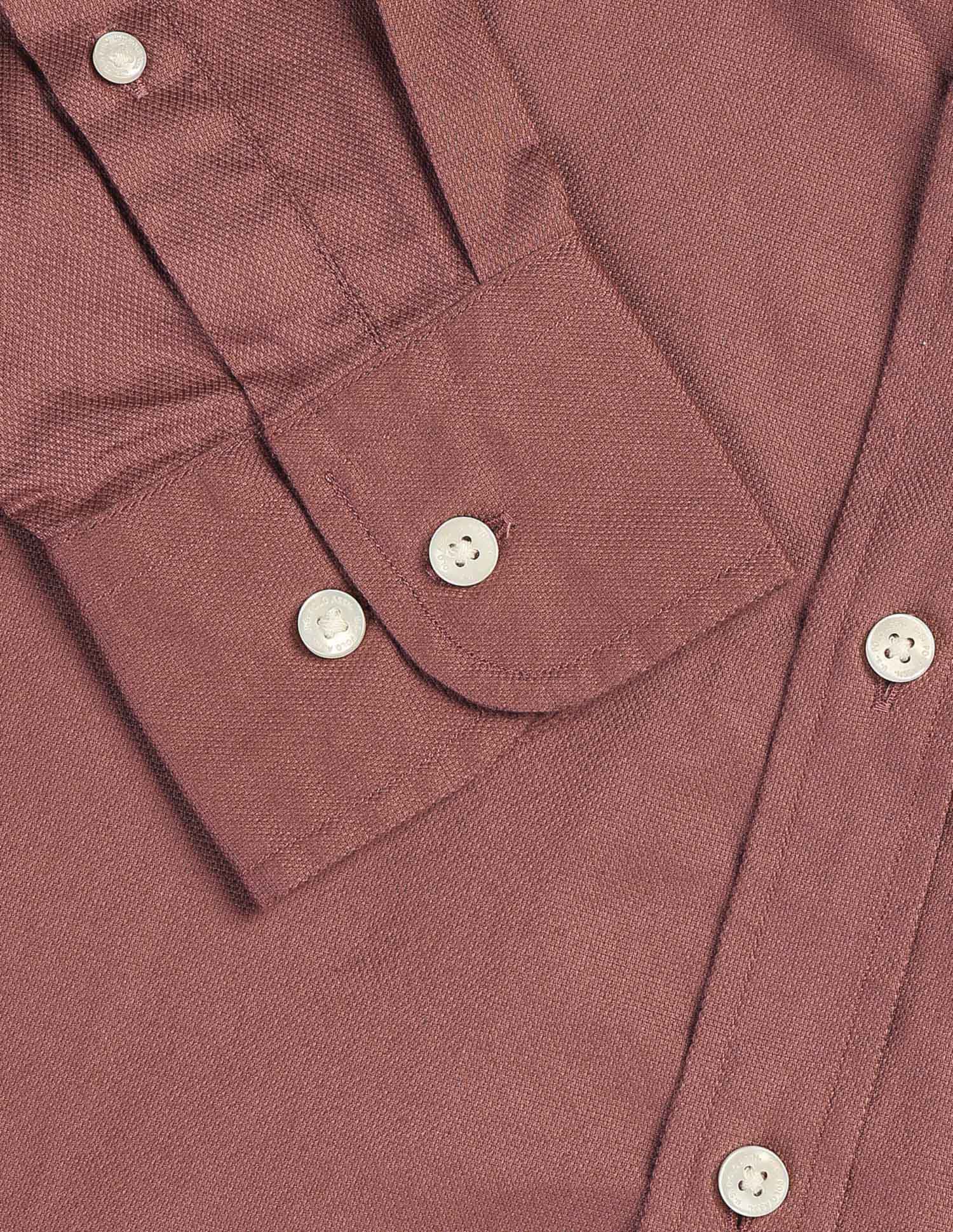 New Port Marina Dobby Shirt Rust - U.S. Polo Assn. India | Large