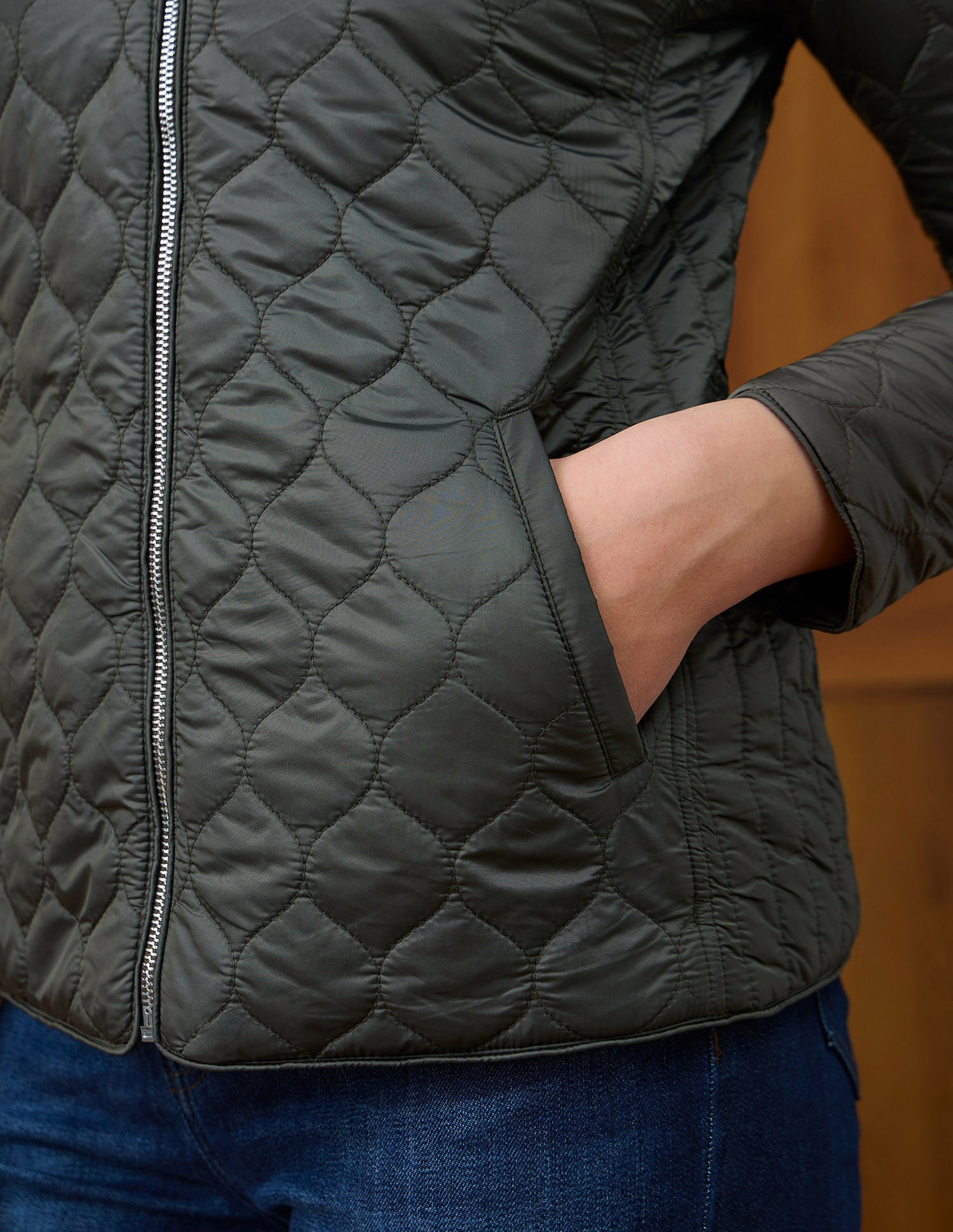 Solid Regular Fit Jacket Green - U.S. POLO ASSN. | Large