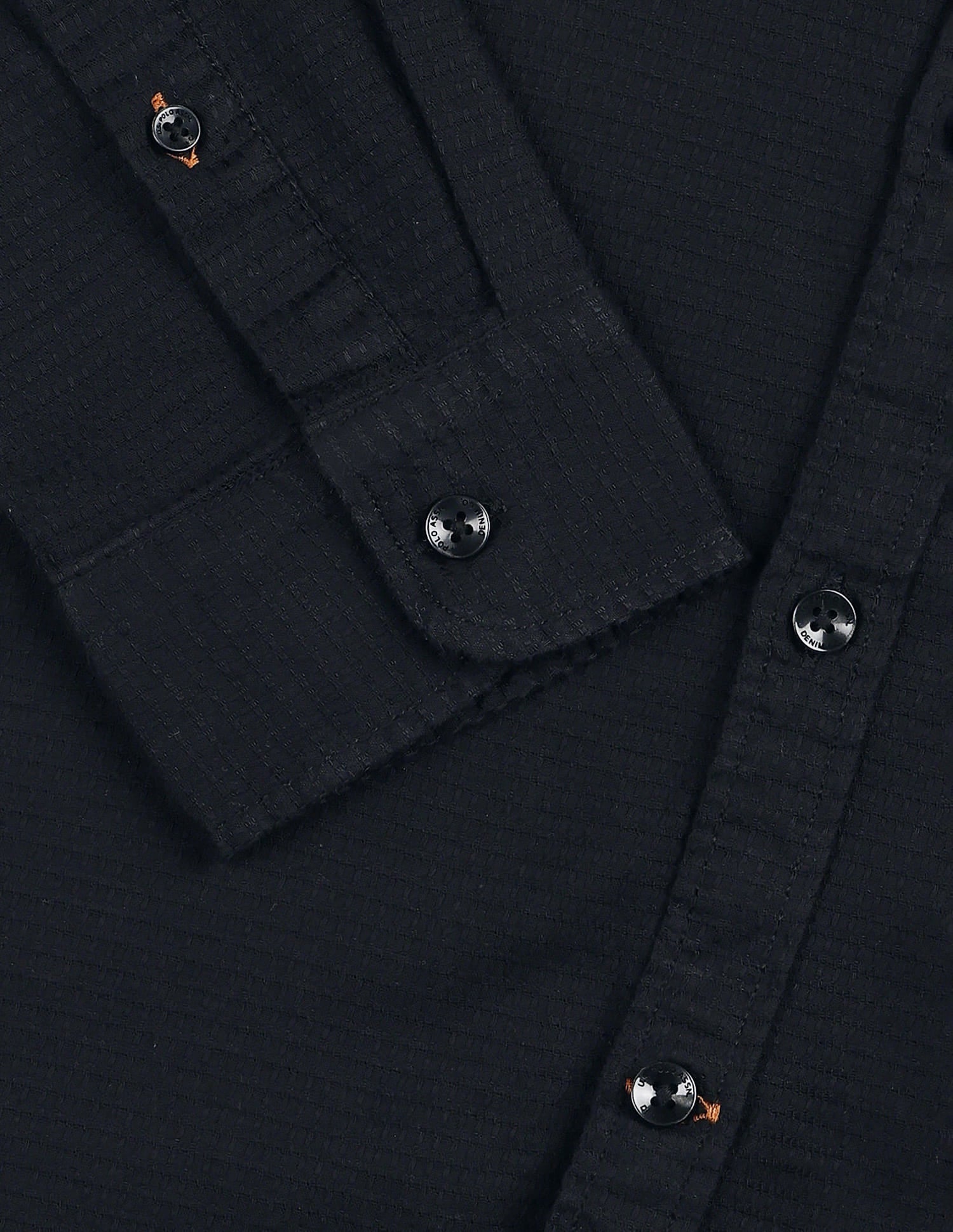 Solid Regular Fit Shirt Black - U.S. Polo Assn. India | Large