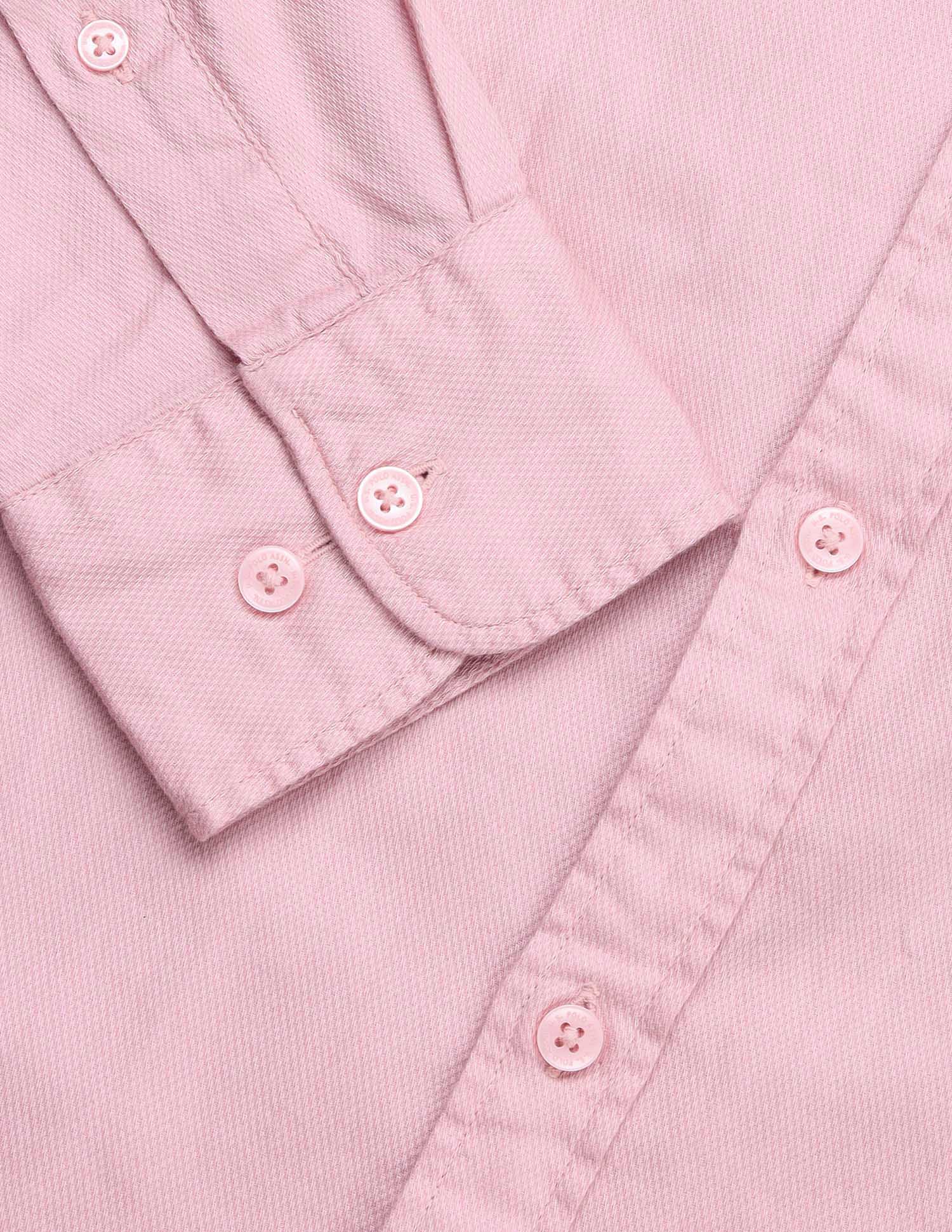 Solid Dobby Shirt Light Pink - U.S. Polo Assn. India | Large