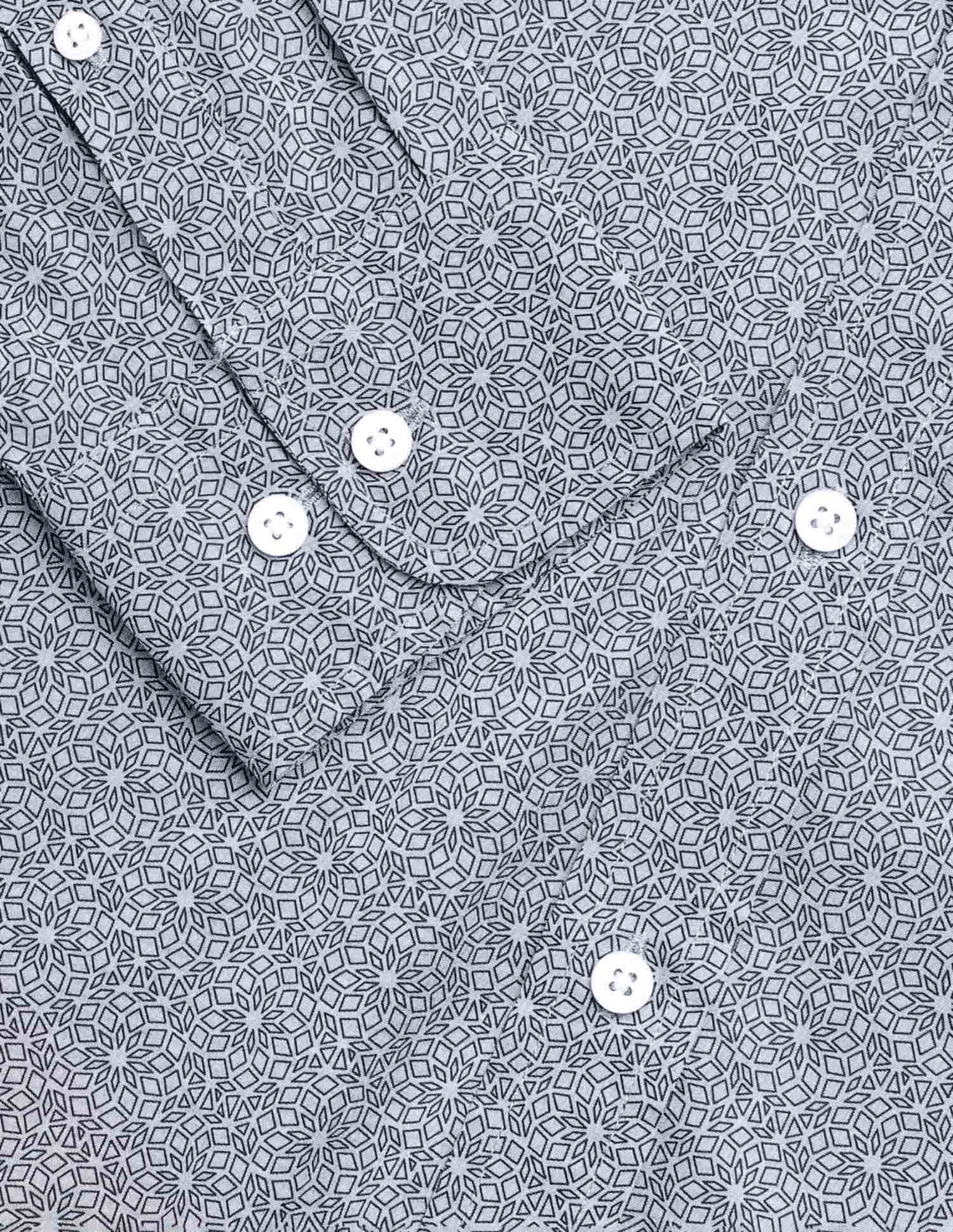 Geometric Printed Tailored Fit Shirt Navy - U.S. POLO ASSN. | Large