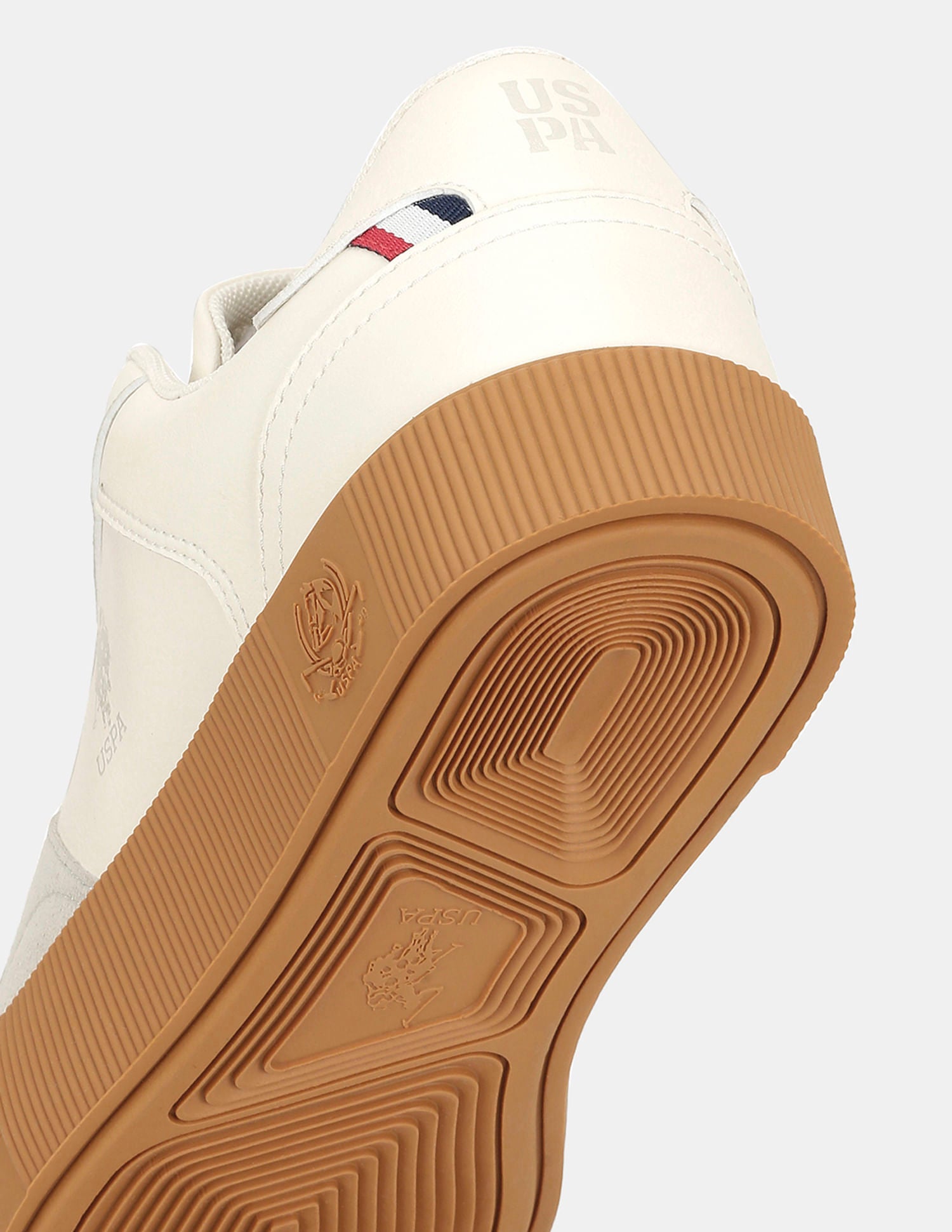 Men Colour Blocked Palfrey Sneakers Cream - U.S. POLO ASSN. | Large