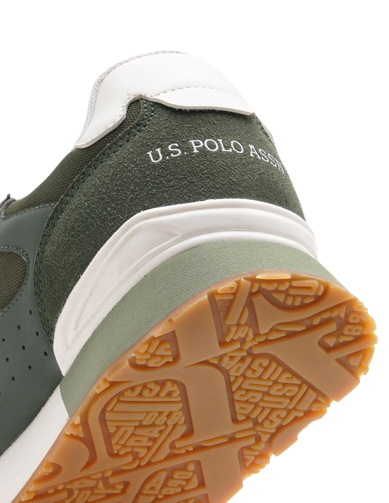 Men Aspen Green Retro Joggers Sneakers Green - U.S. Polo Assn. India | Large