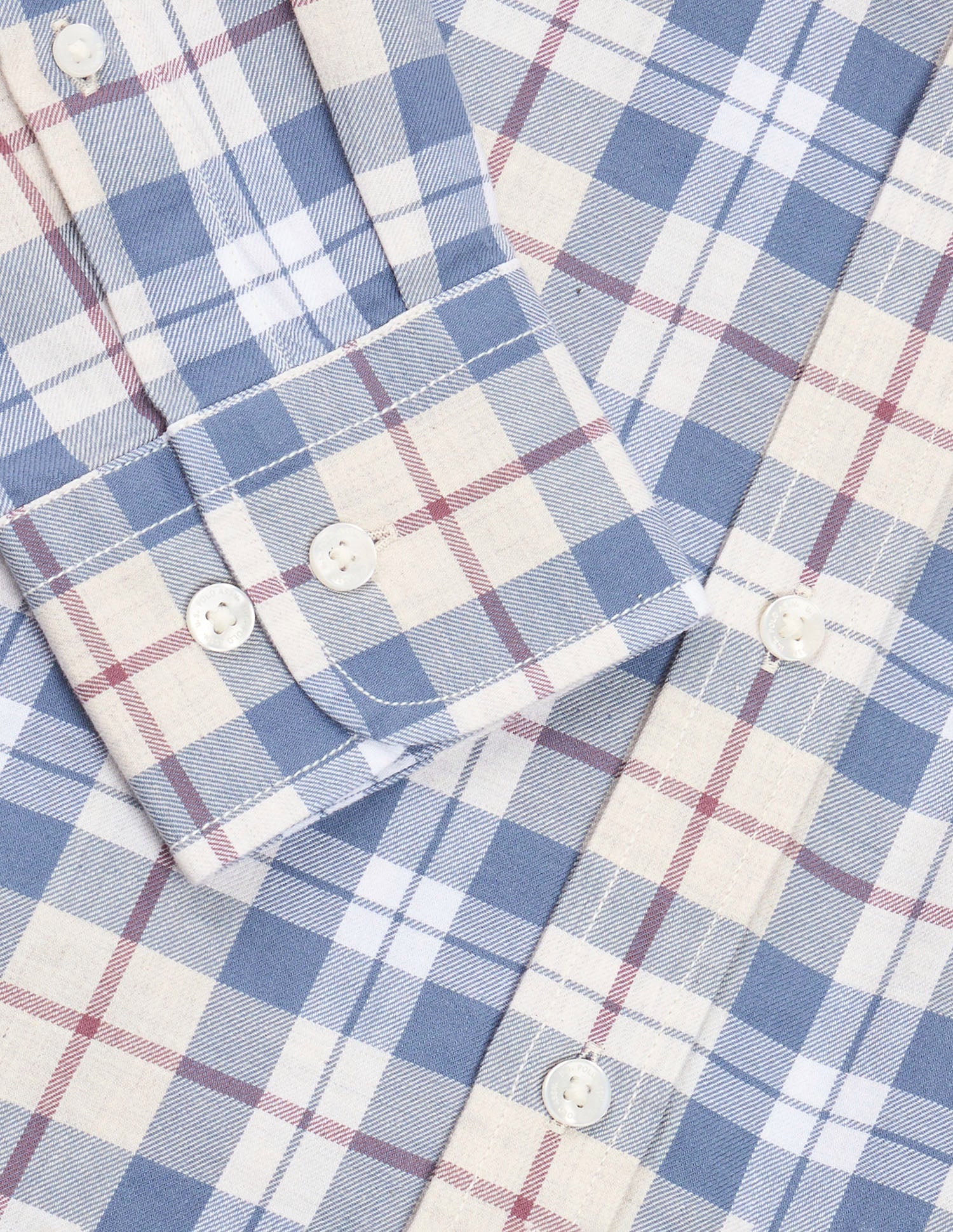 Tailored Fit Pure Cotton Shirt Blue - U.S. Polo Assn. India | Large