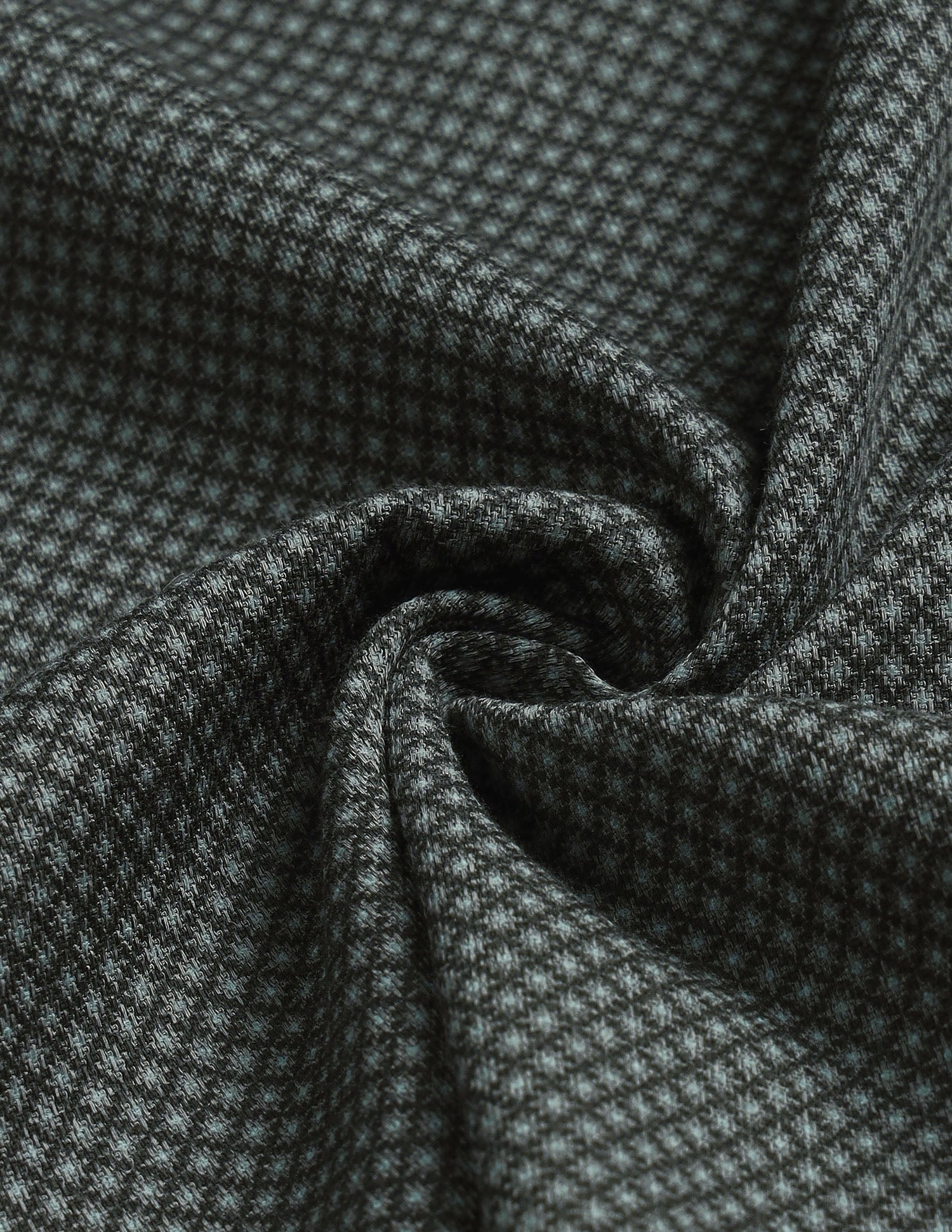 Regular Fit Self Design Geometric Shirt Olive - U.S. Polo Assn. India | Large