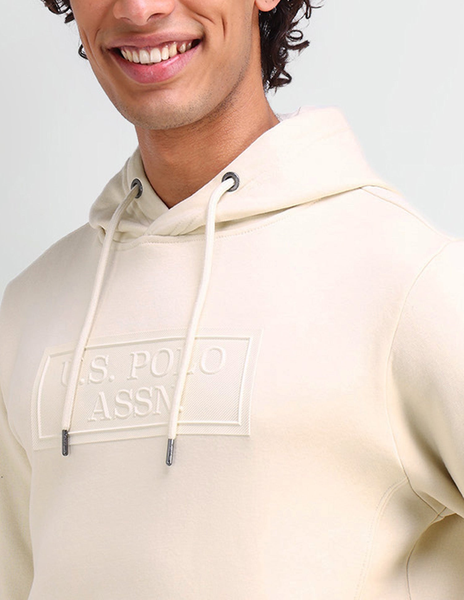 Hooded Brand Printed Sweatshirt Green - U.S. POLO ASSN. | Large