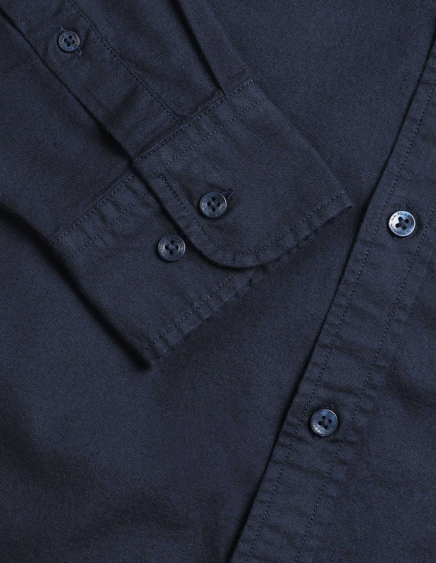 Tailored Fit Oxford Shirt Navy - U.S. Polo Assn. India | Large