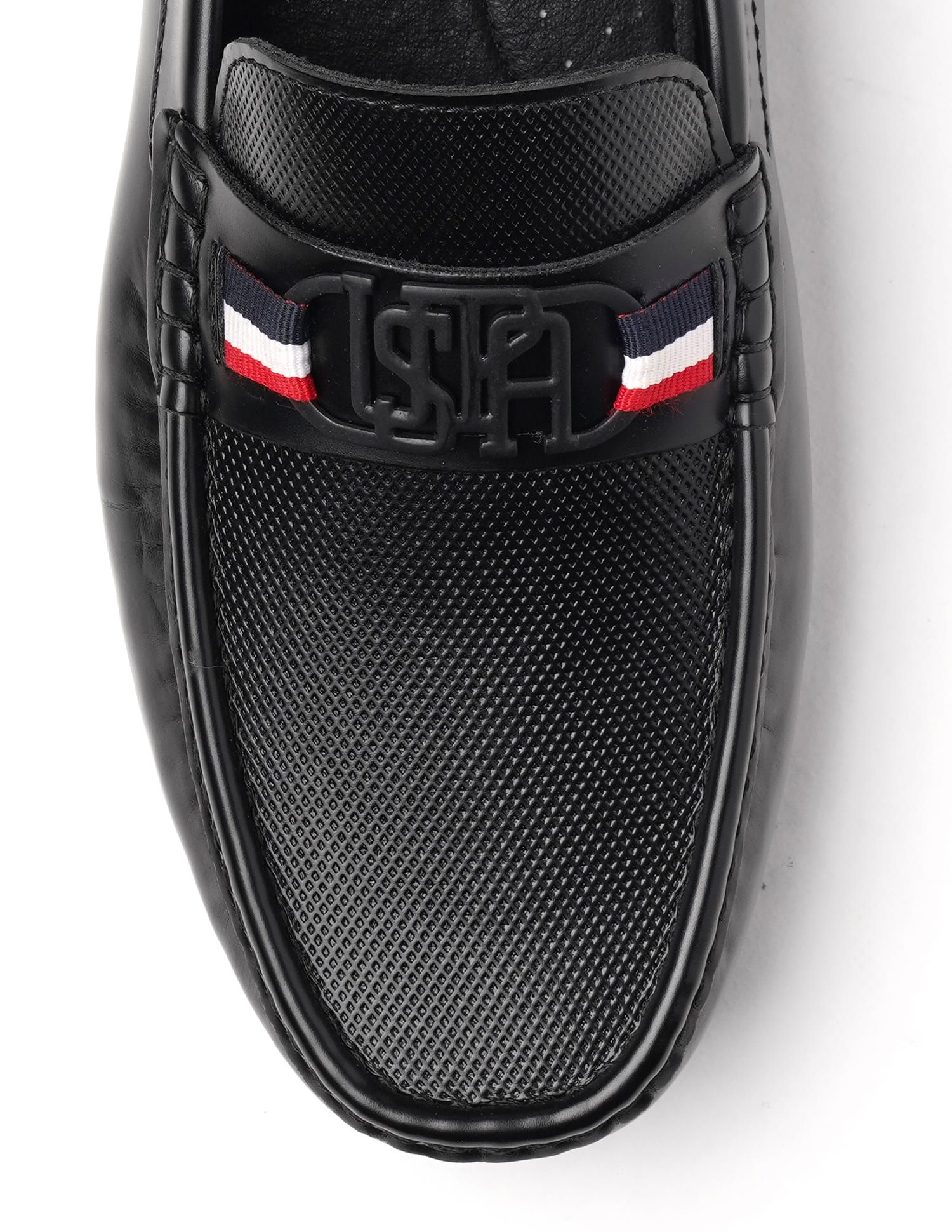 Men Anton Textured Loafer Black - U.S. Polo Assn. India | Large