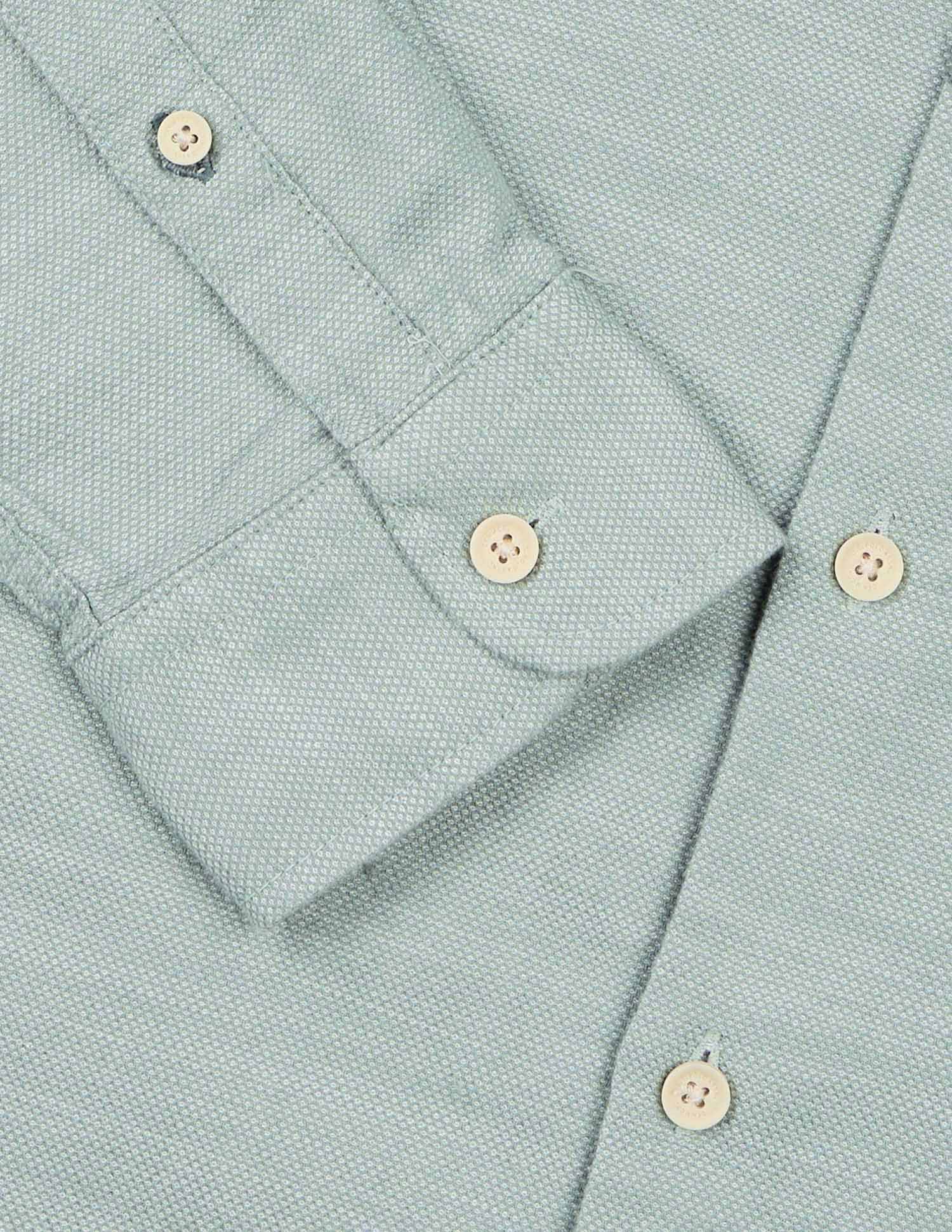 All-Over Printed Pure Cotton Shirt Green - U.S. Polo Assn. India | Large
