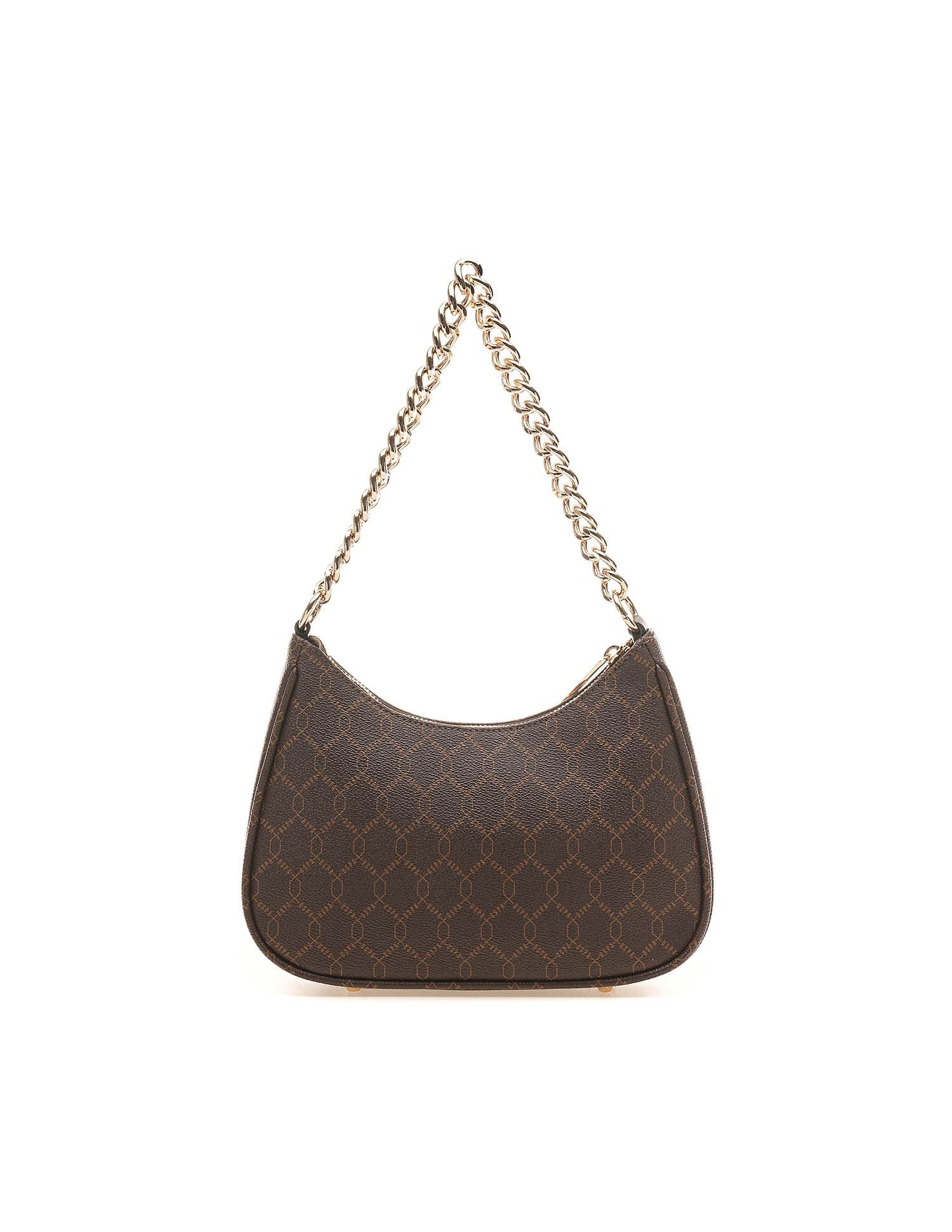 Kali Monogram Shoulder Bag Brown - U.S. POLO ASSN. | Large