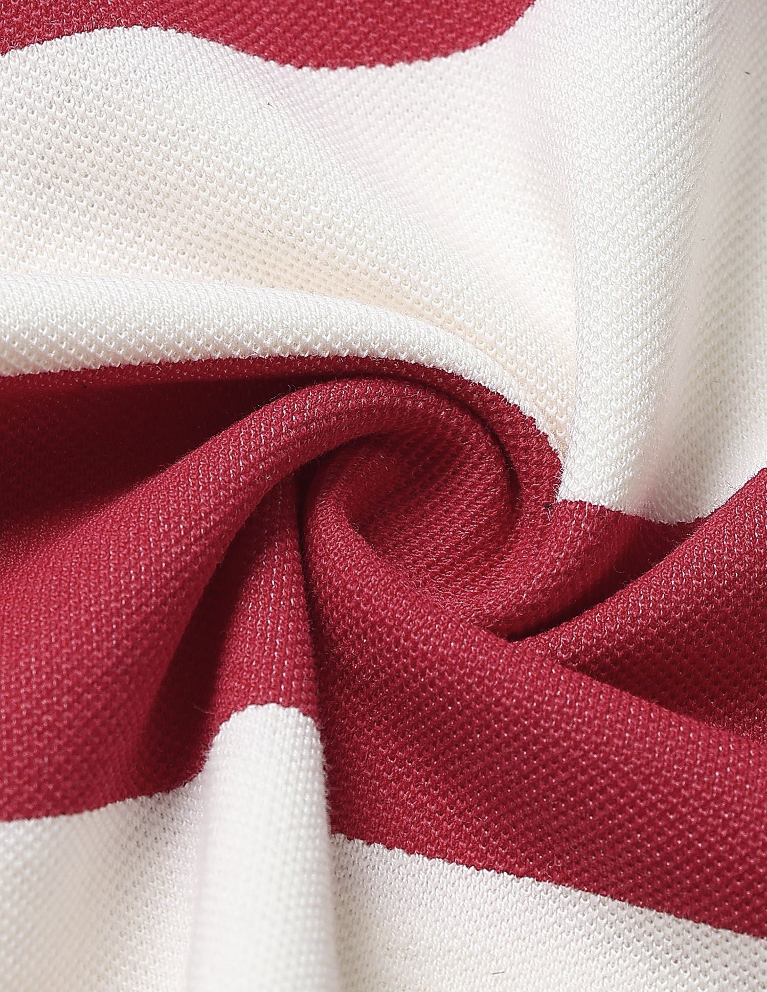 Horizontal Striped Regular Fit Polo Shirt Red - U.S. Polo Assn. India | Large