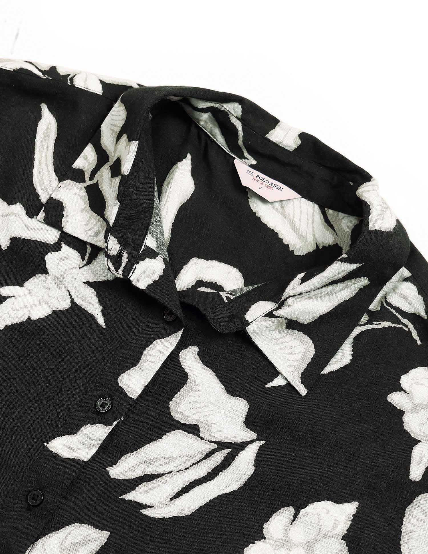 Relaxed Fit Floral Printed Shirt Multi-colour - U.S. POLO ASSN. | Large